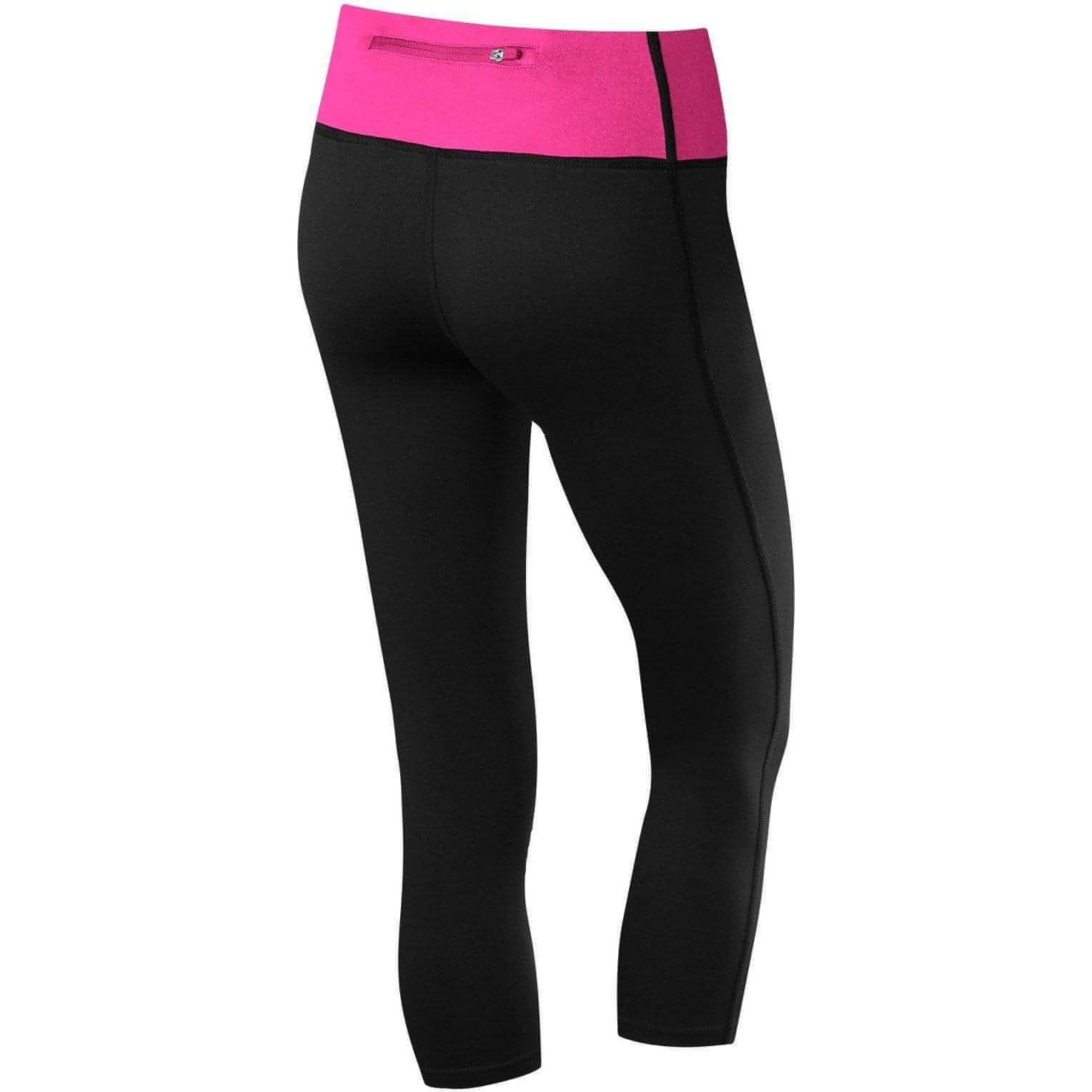 TCA Pro Performance Supreme Womens 3/4 Capri Running Tights - Black - Image 2