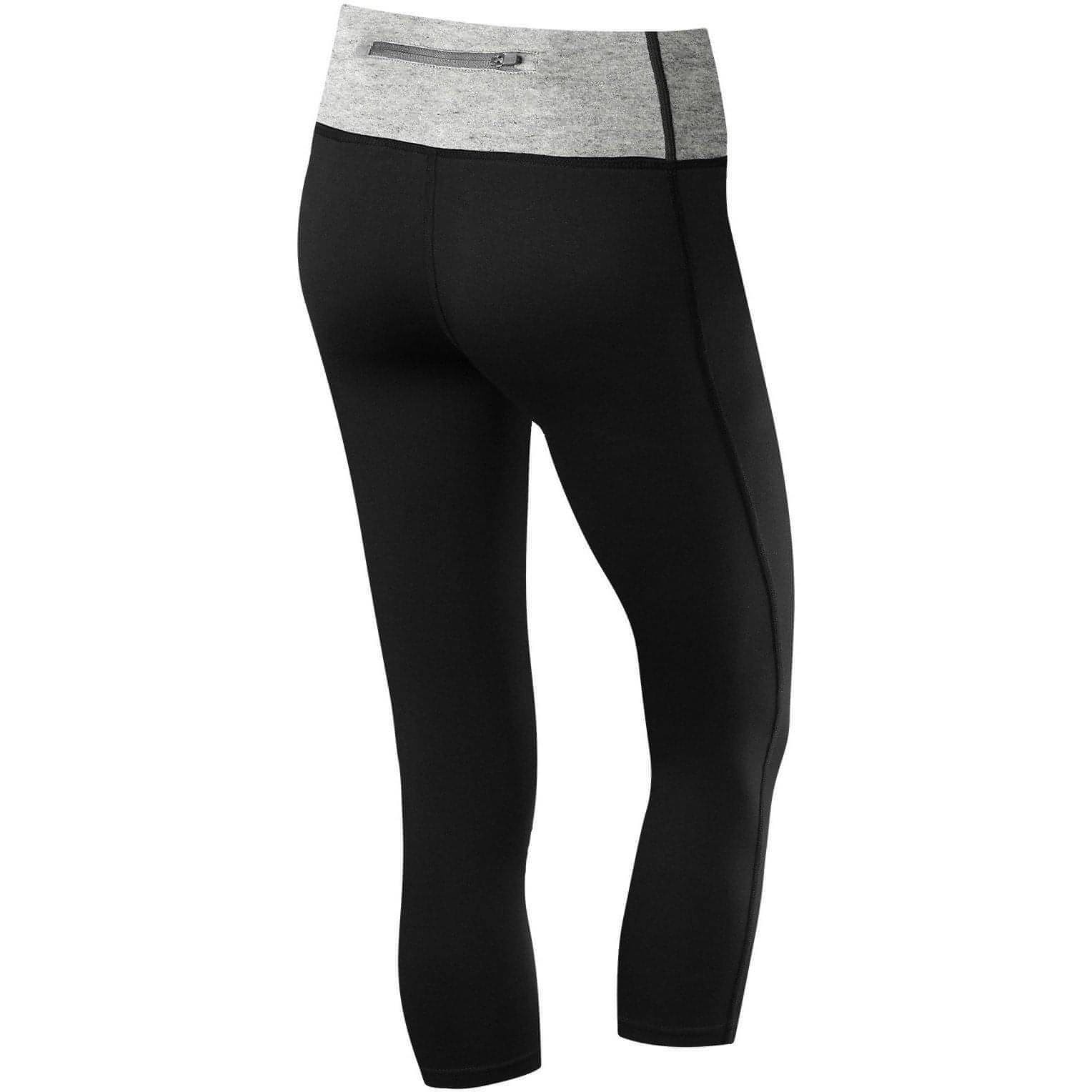 TCA Pro Performance Supreme Womens 3/4 Capri Running Tights - Black - Image 2