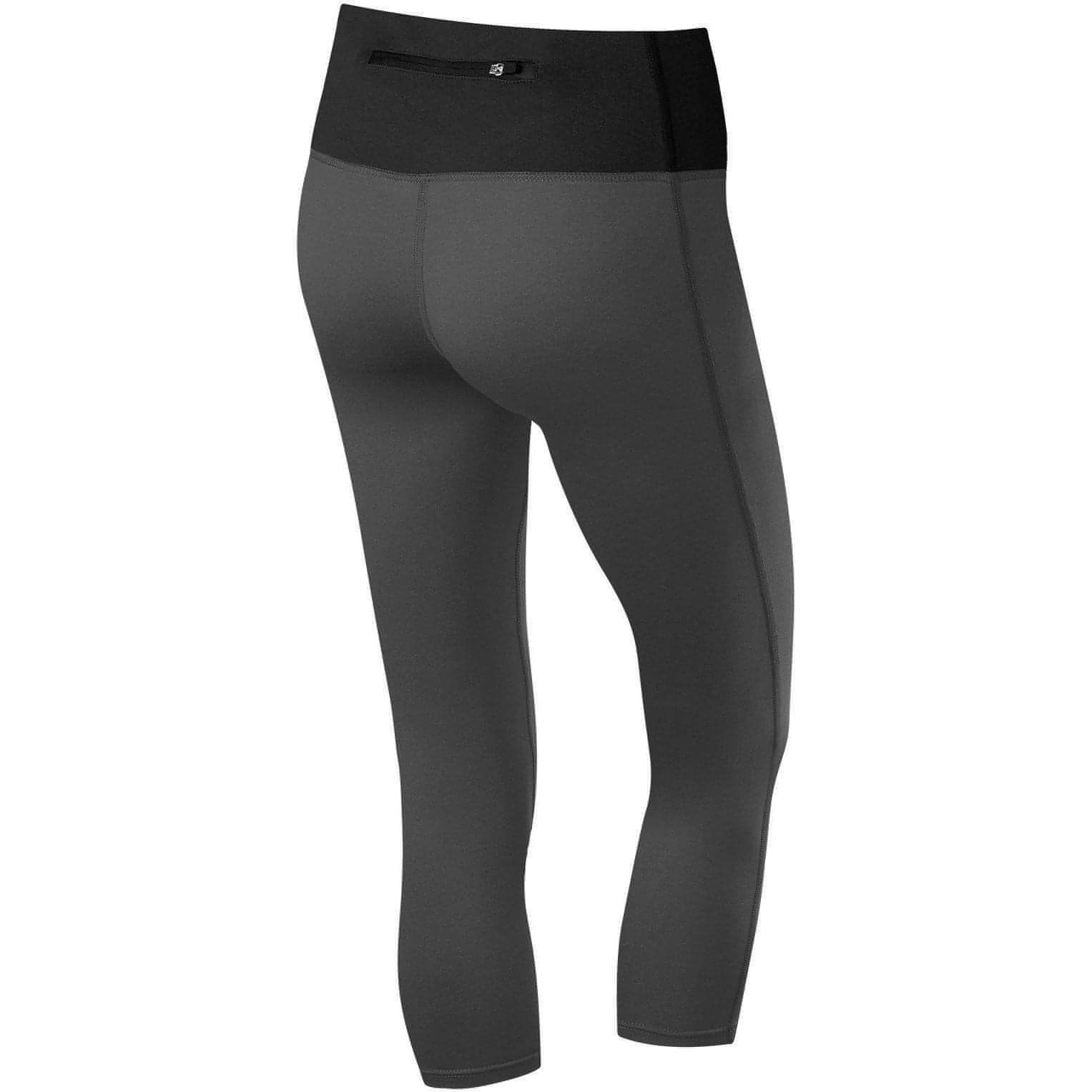 TCA Pro Performance Supreme Womens 3/4 Capri Running Tights - Grey - Image 2