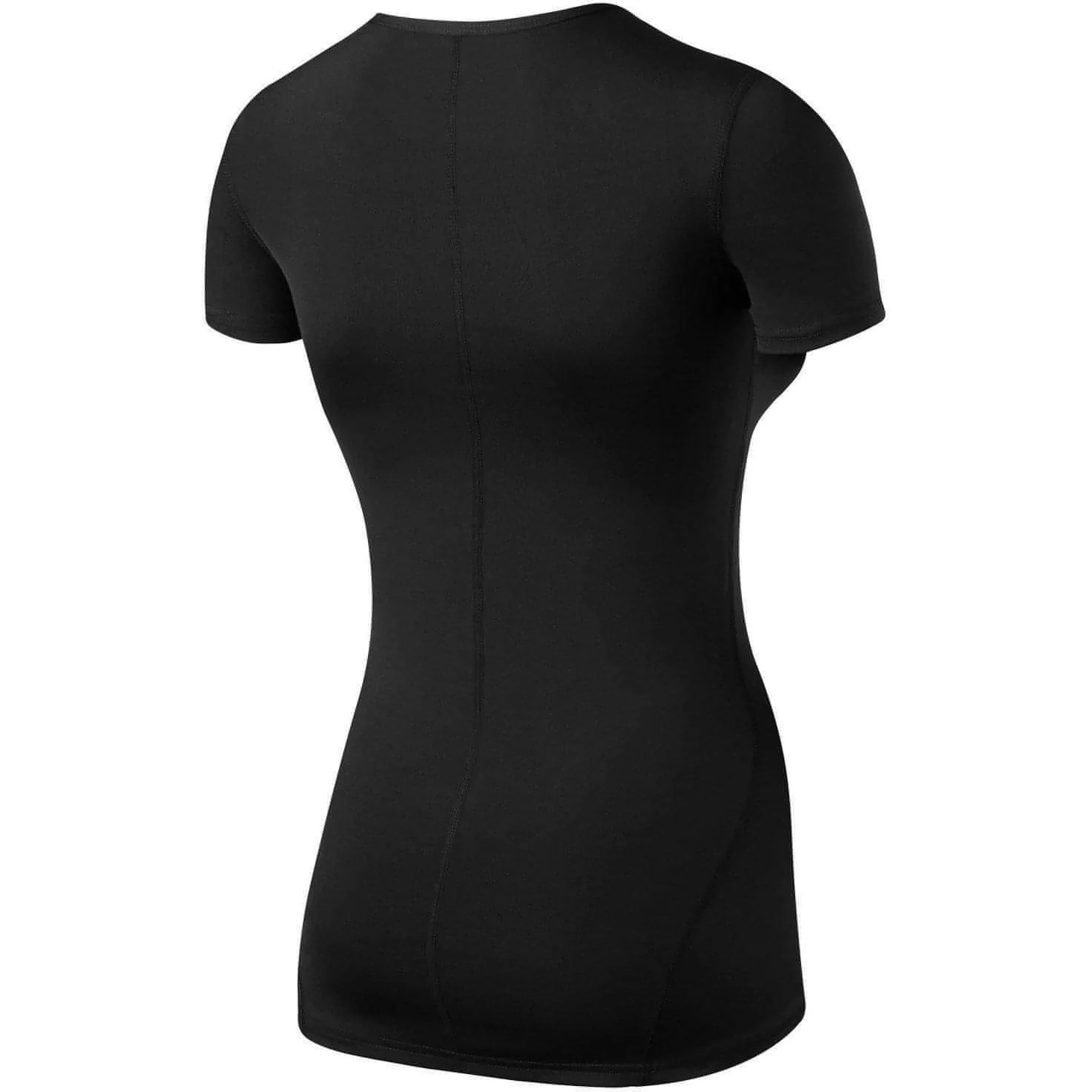TCA Pro Performance Womens Short Sleeve Baselayer Running Top - Black - Image 2