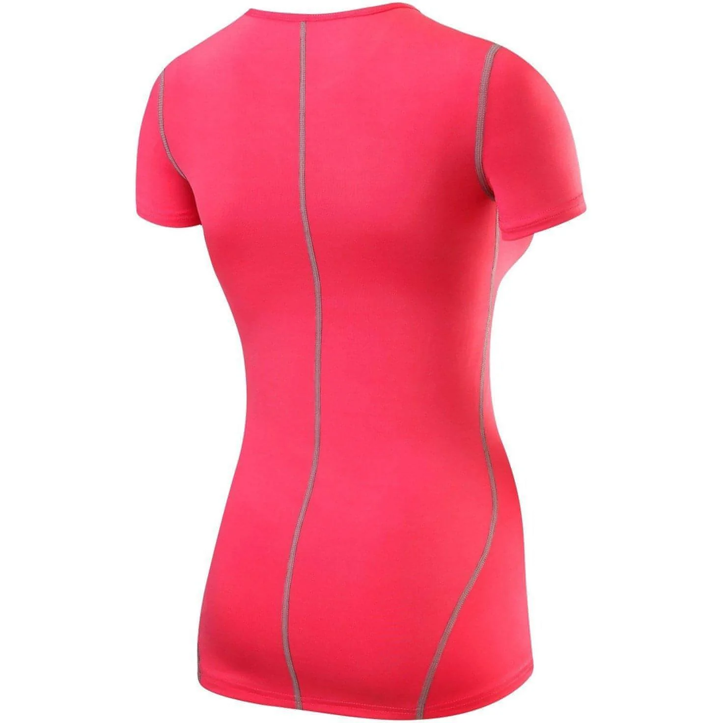 TCA Pro Performance Womens Short Sleeve Baselayer Running Top - Pink - Image 2