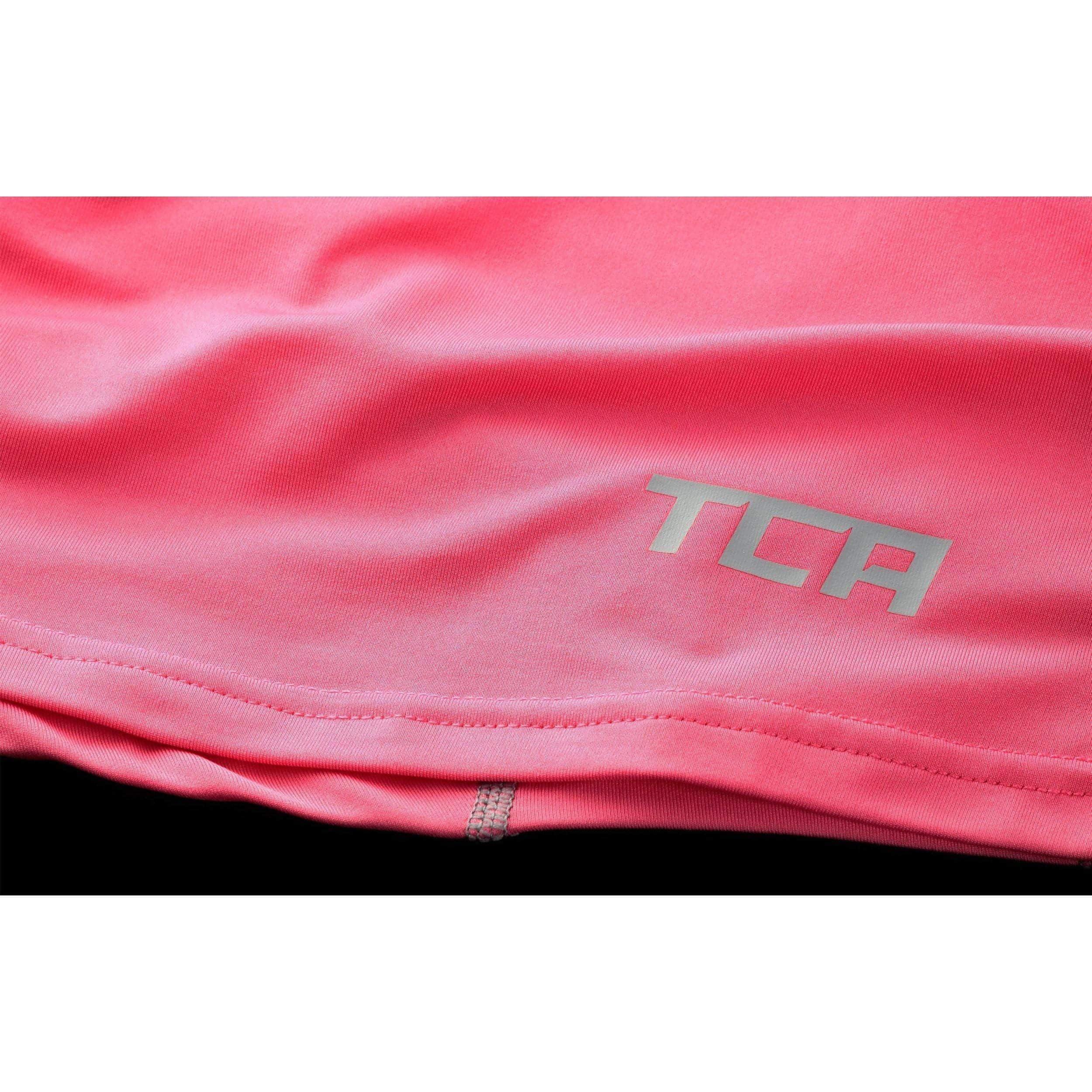 TCA Pro Performance Womens Short Sleeve Baselayer Running Top - Pink - Image 3