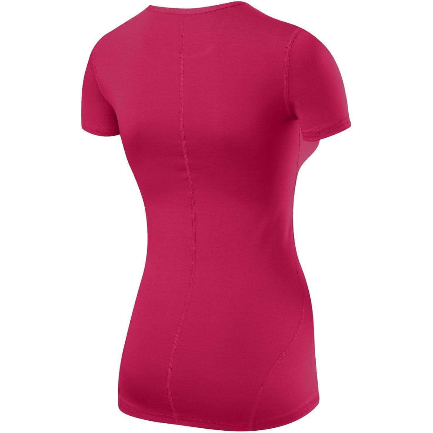 TCA Pro Performance Womens Short Sleeve Baselayer Running Top - Pink - Image 2