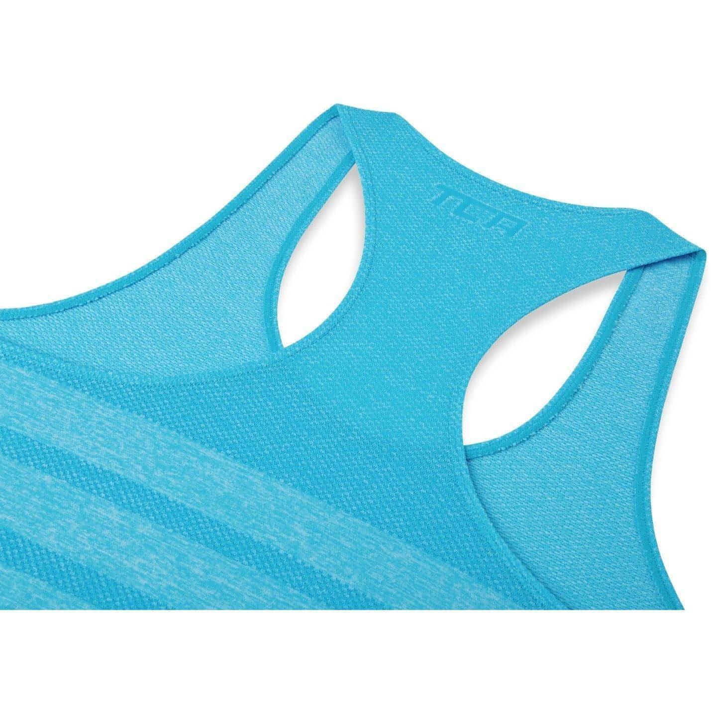TCA QuickDry SuperKnit Womens Running Vest Tank Top - Blue - Image 4