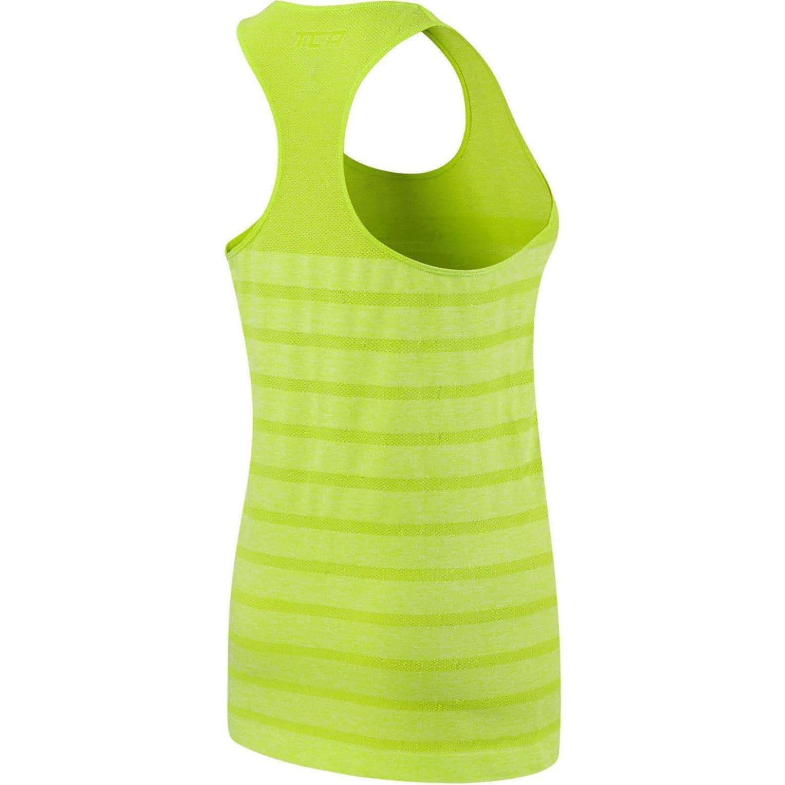 TCA QuickDry SuperKnit Womens Running Vest Tank Top - Green - Image 2