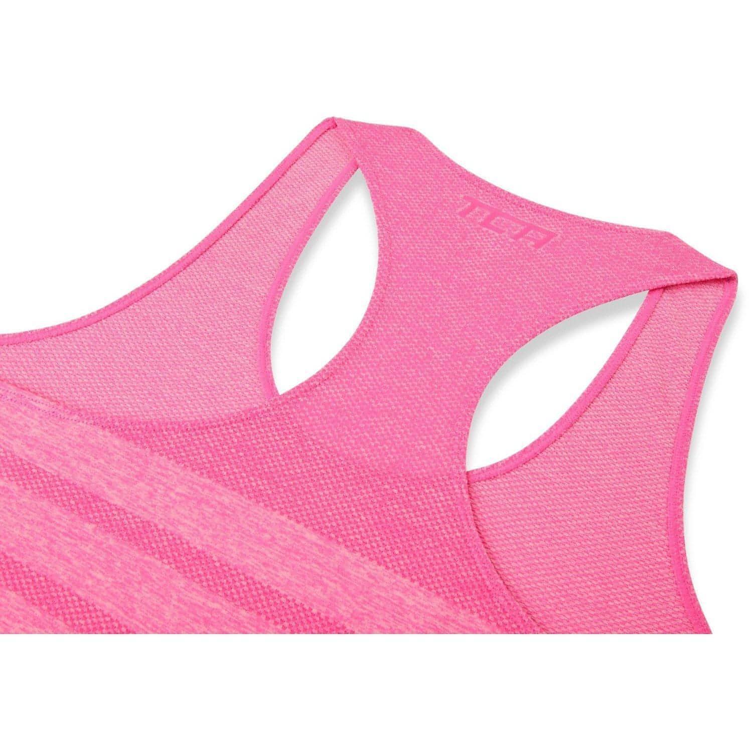 TCA QuickDry SuperKnit Womens Running Vest Tank Top - Pink - Image 4