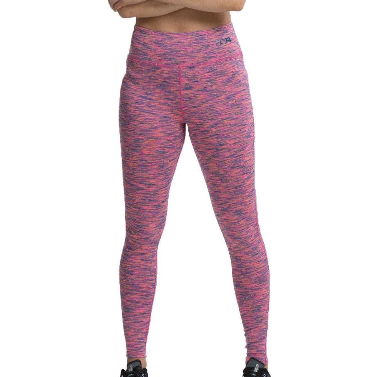 TCA SpaceKnit Premium Womens Long Running Tights - Pink