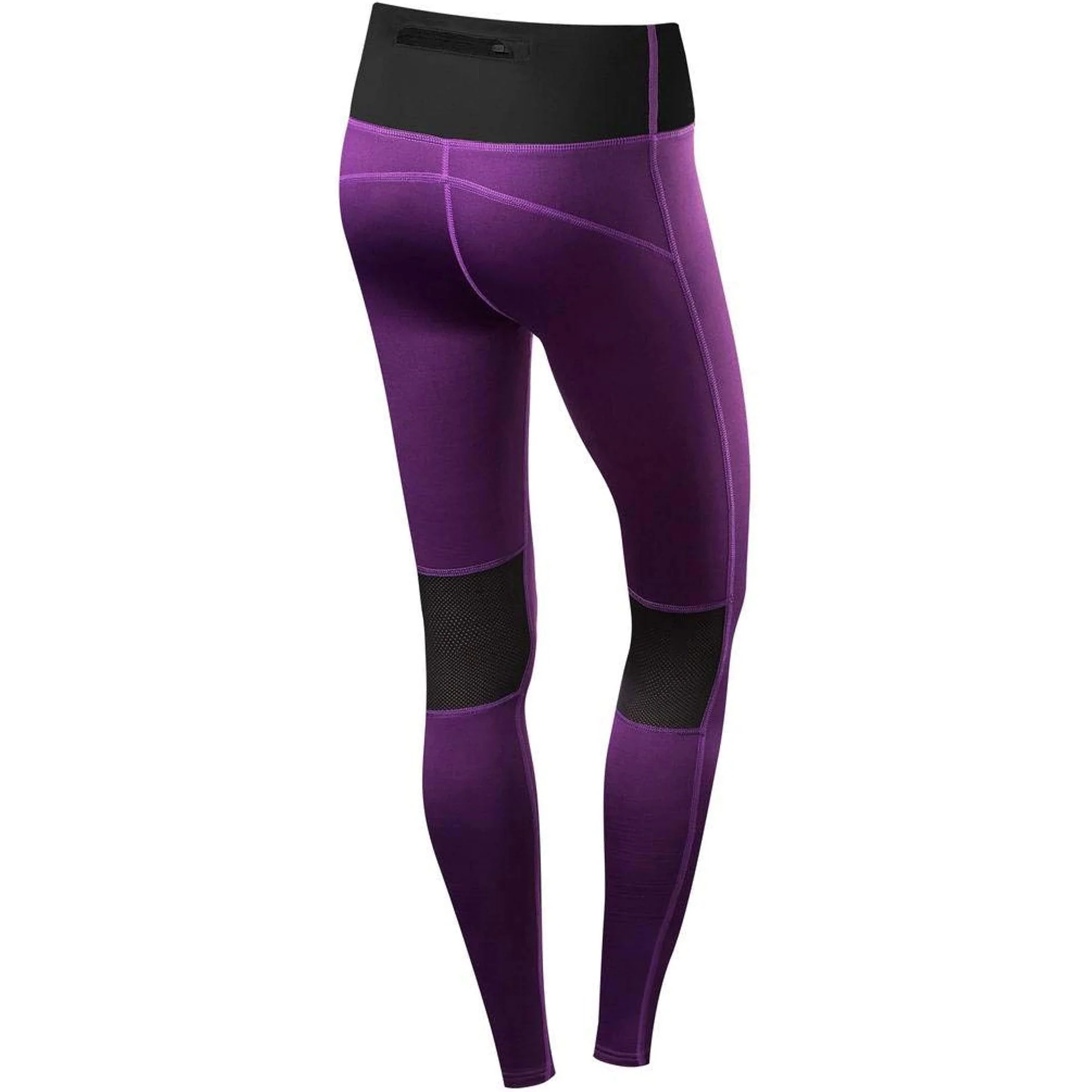 TCA SuperThermal Performance Womens Long Running Tights - Purple - Image 2