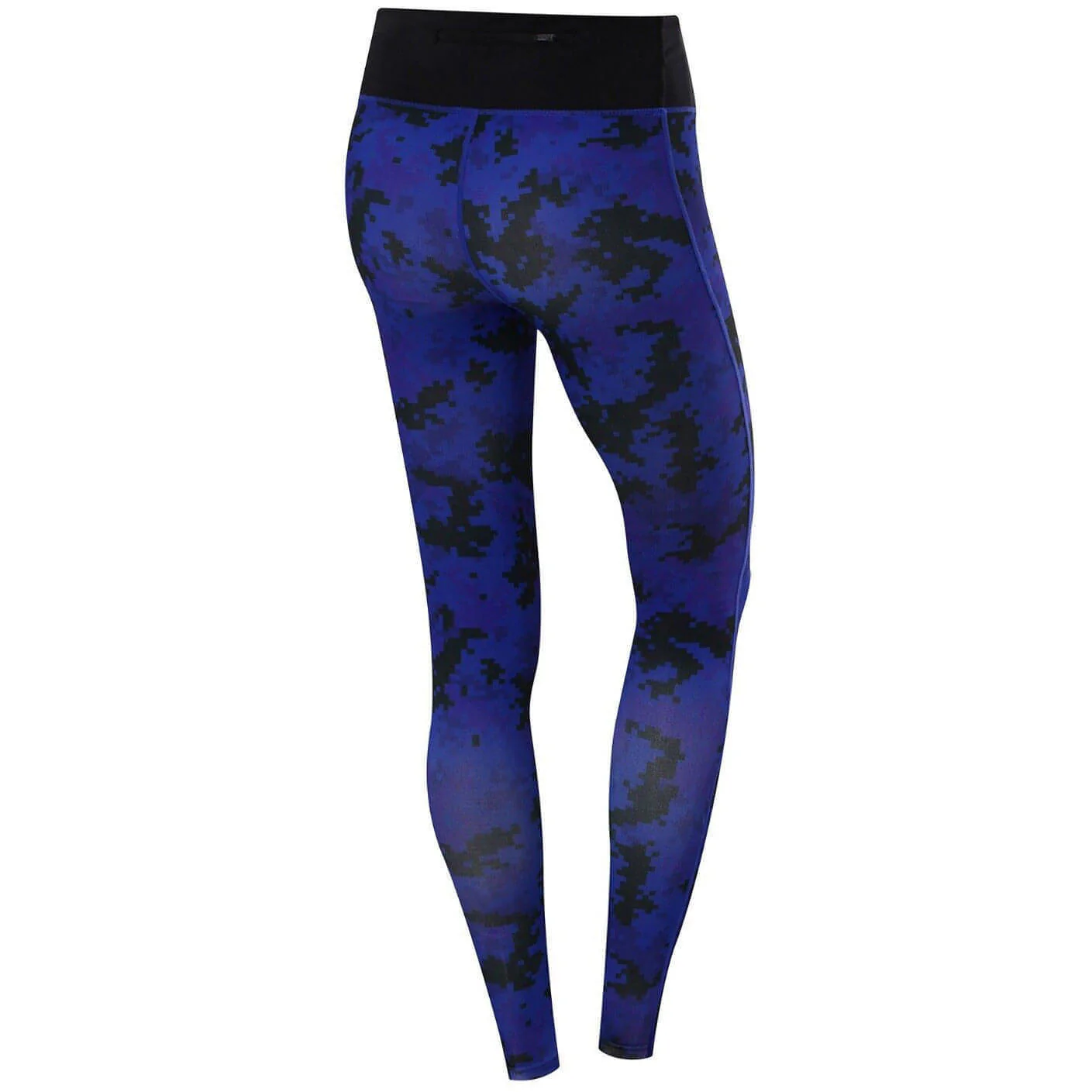 TCA Supreme Graphic Womens Long Running Tights - Blue - Image 2