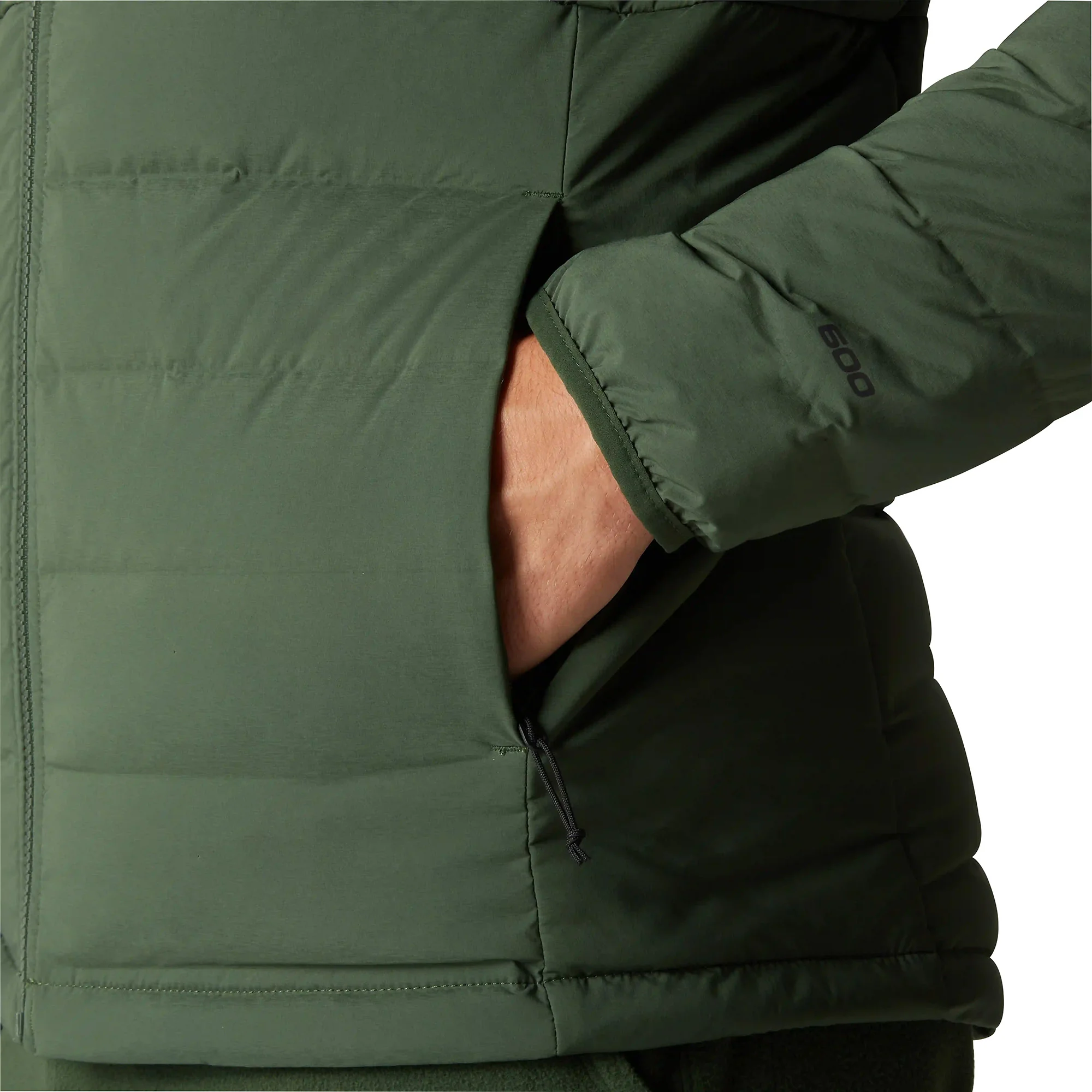 The North Face Belleview Stretch Mens Down Jacket - Green - Image 5