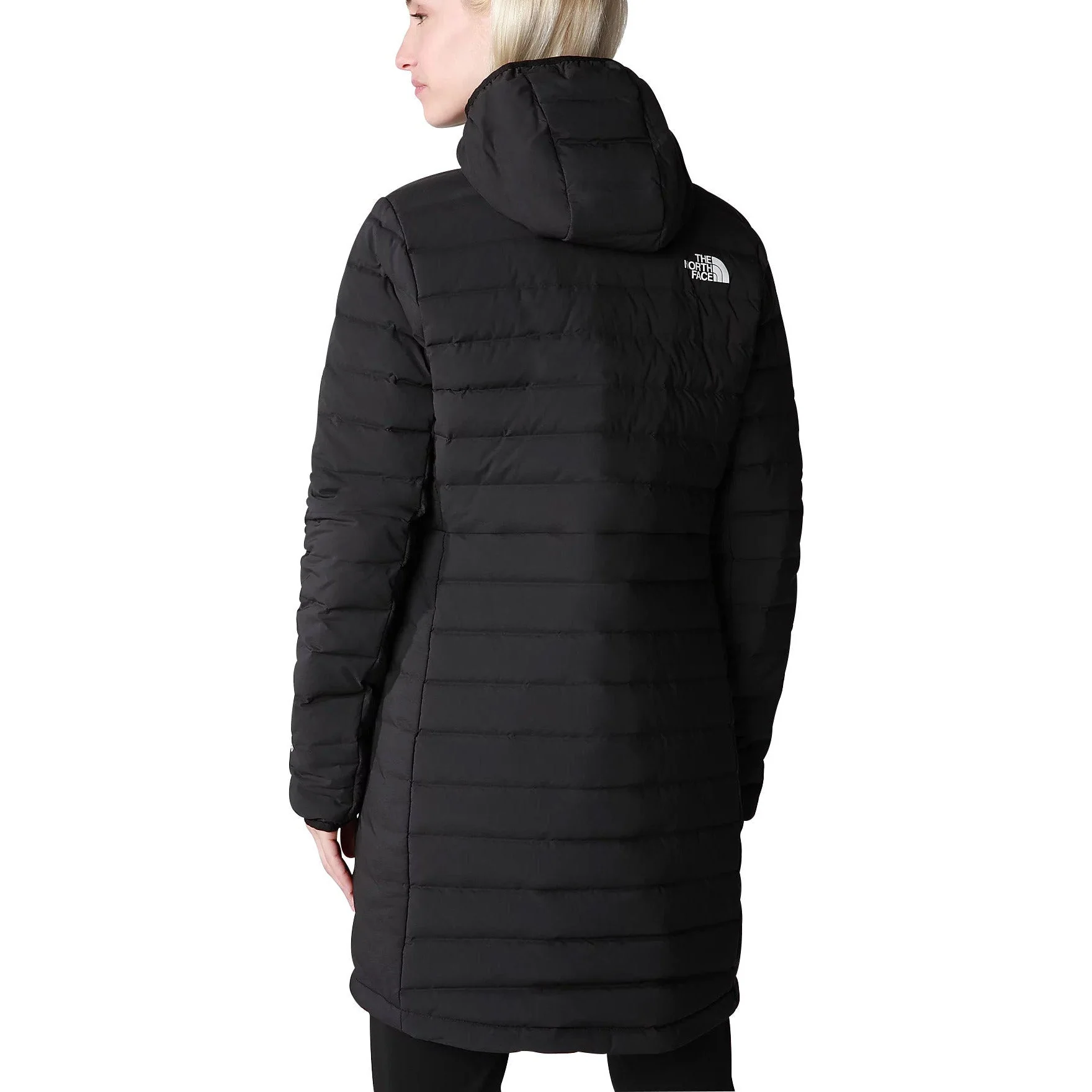 The North Face Belleview Stretch Womens Down Parka Jacket - Black - Image 2