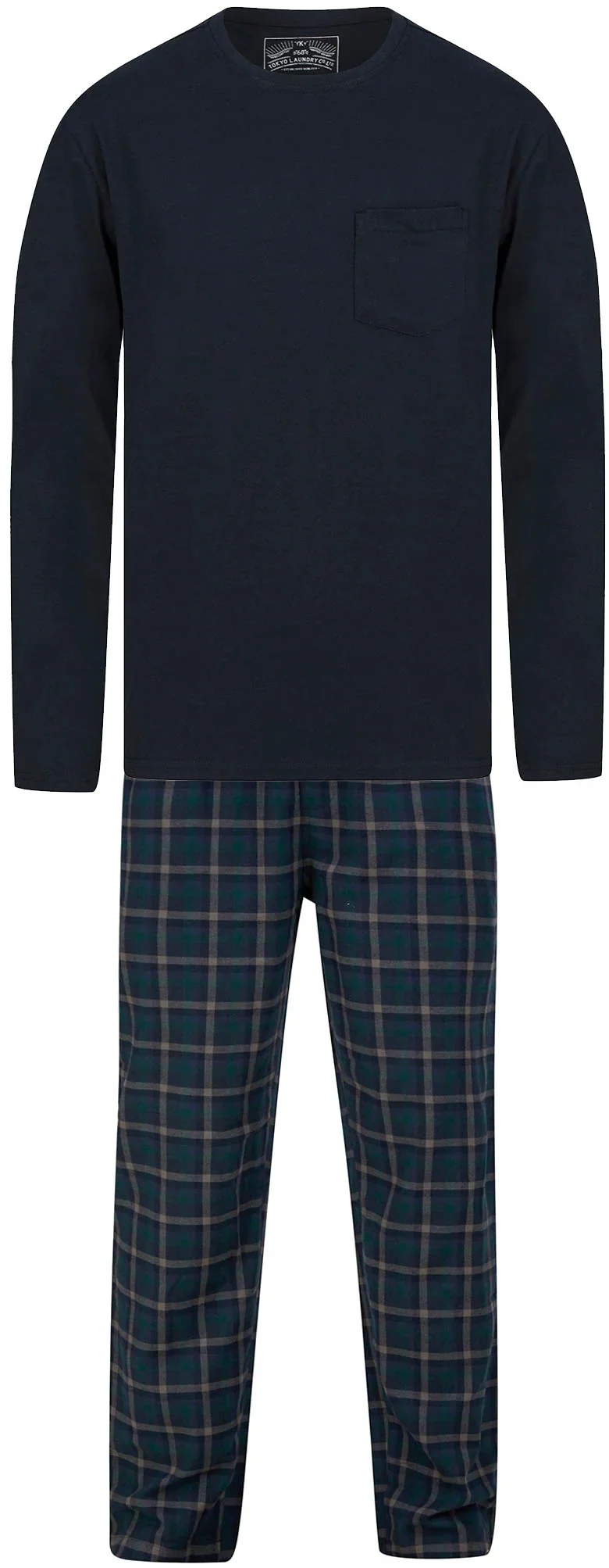 Tokyo Laundry Eaton Mens Lounge Set - Blue