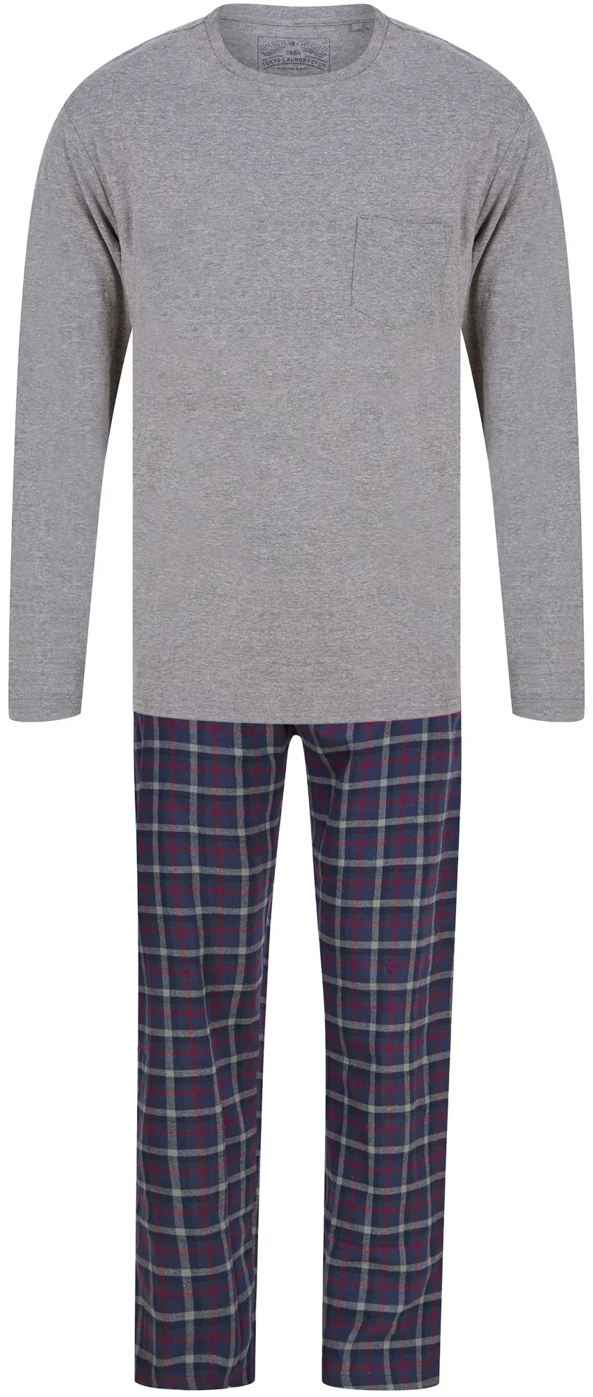 Tokyo Laundry Glencoe Mens Lounge Set - Grey