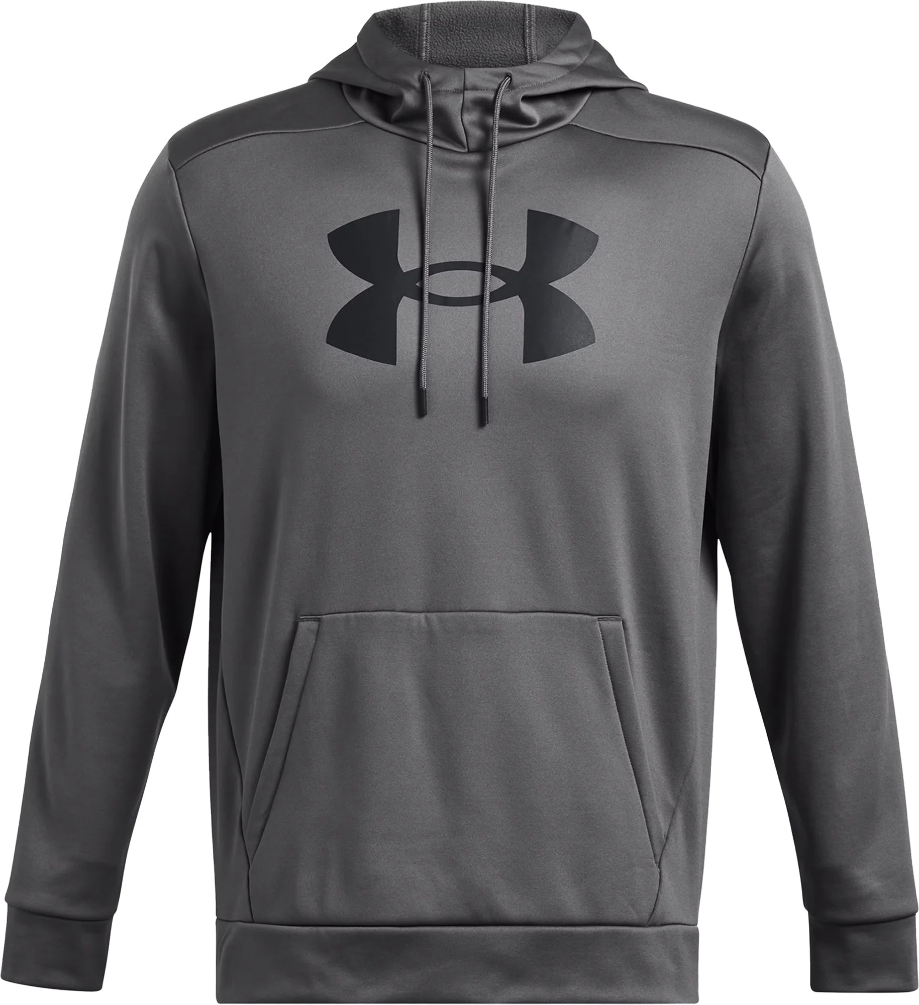 Under Armour Big Logo Fleece Mens Training Hoody - Grey - Image 3
