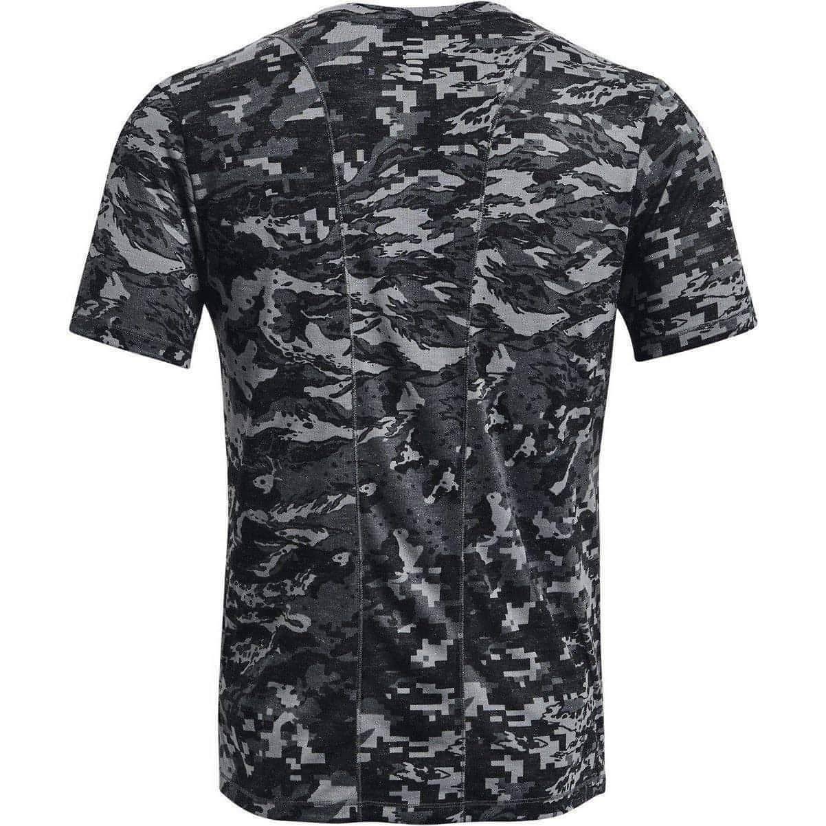 Under Armour Breeze Short Sleeve Mens Running Top - Grey - Image 5