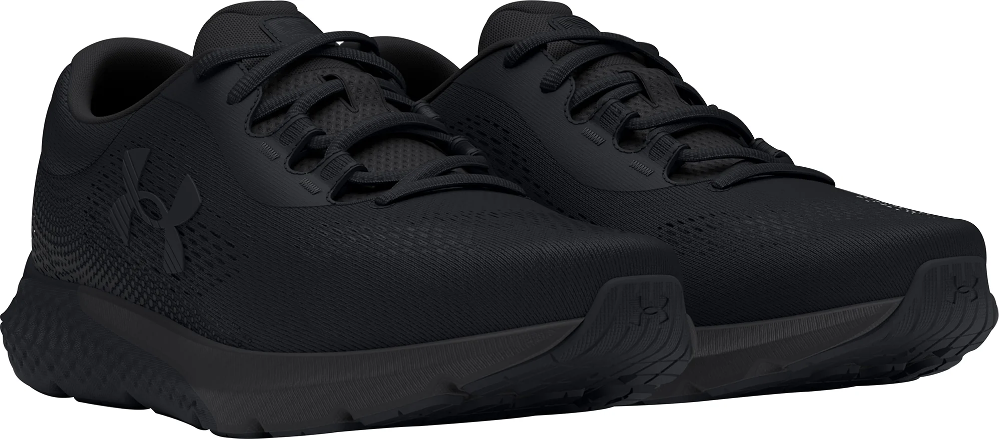 Under Armour Charged Rogue 4 Mens Running Shoes - Black - Image 5