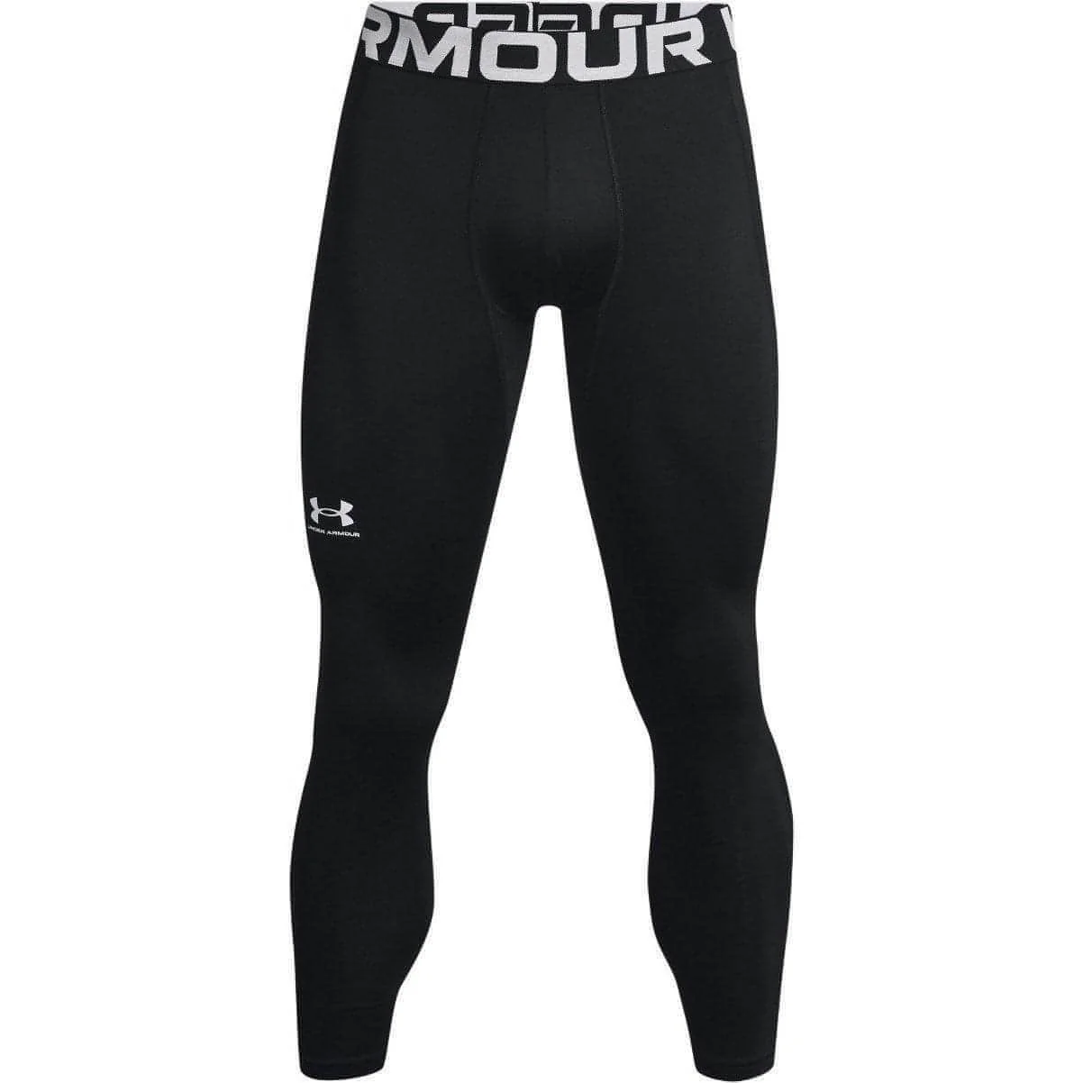 Under Armour ColdGear Compression Mens Long Running Tights - Black - Image 3