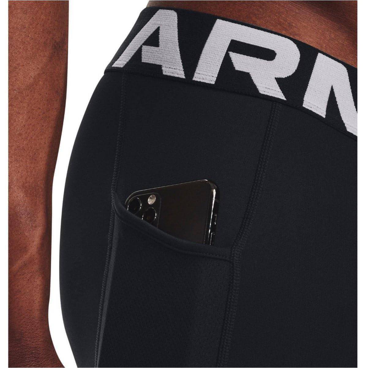 Under Armour ColdGear Compression Mens Long Running Tights - Black - Image 4
