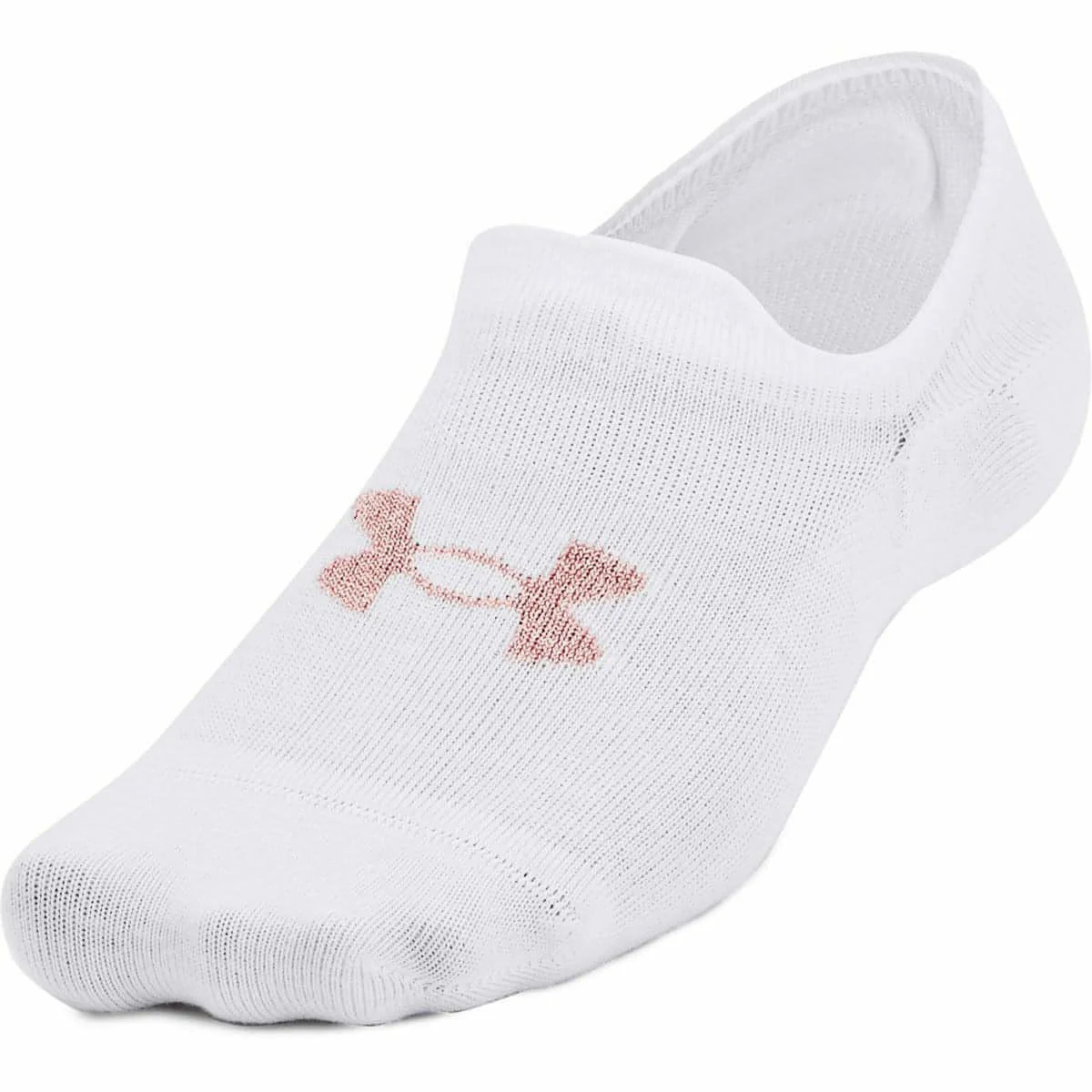 Under Armour Essential (3 Pack) Ultra Low Socks - White - Image 2