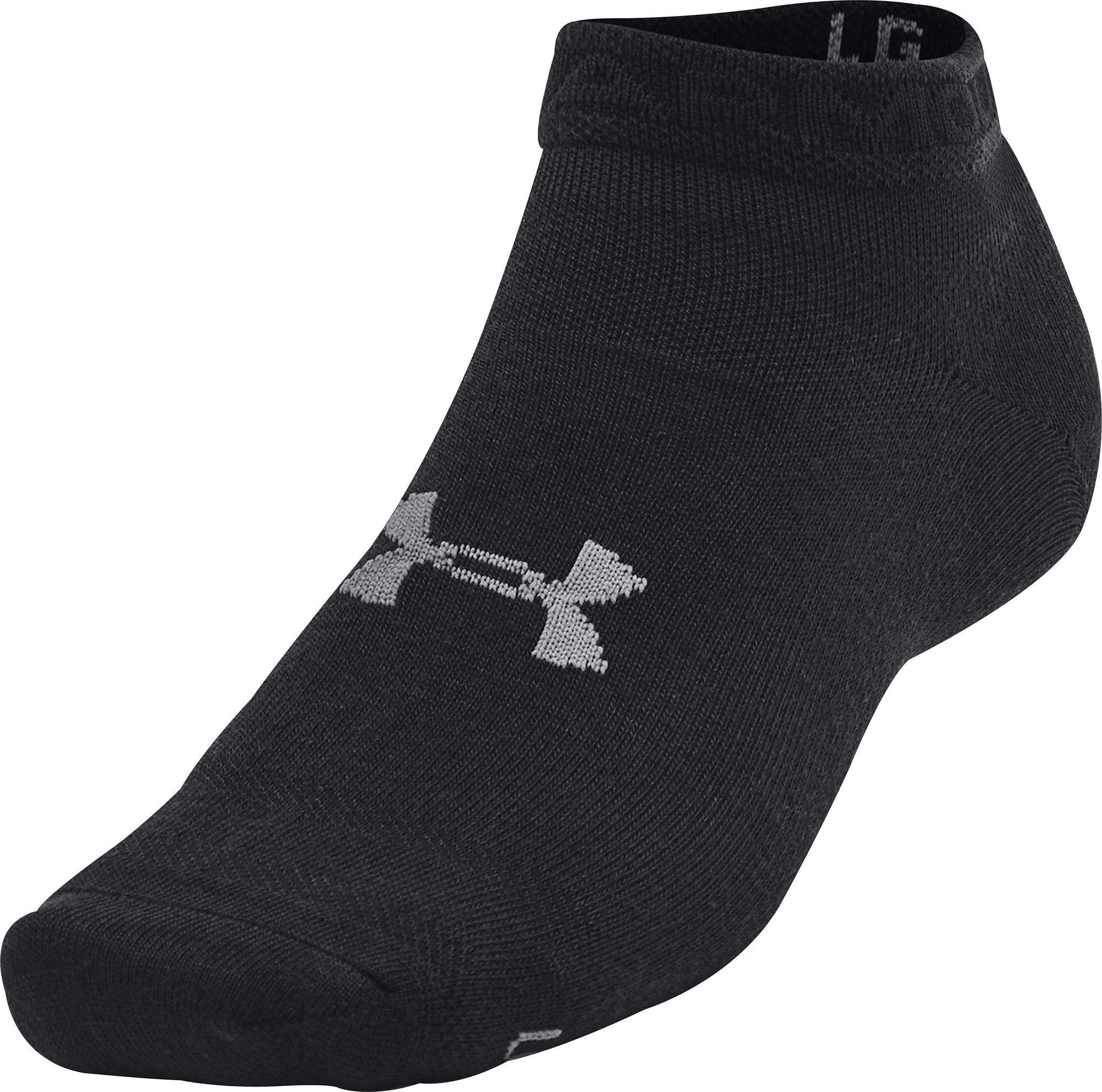 Under Armour Essentials (3 Pack) Low Socks - Black - Image 2