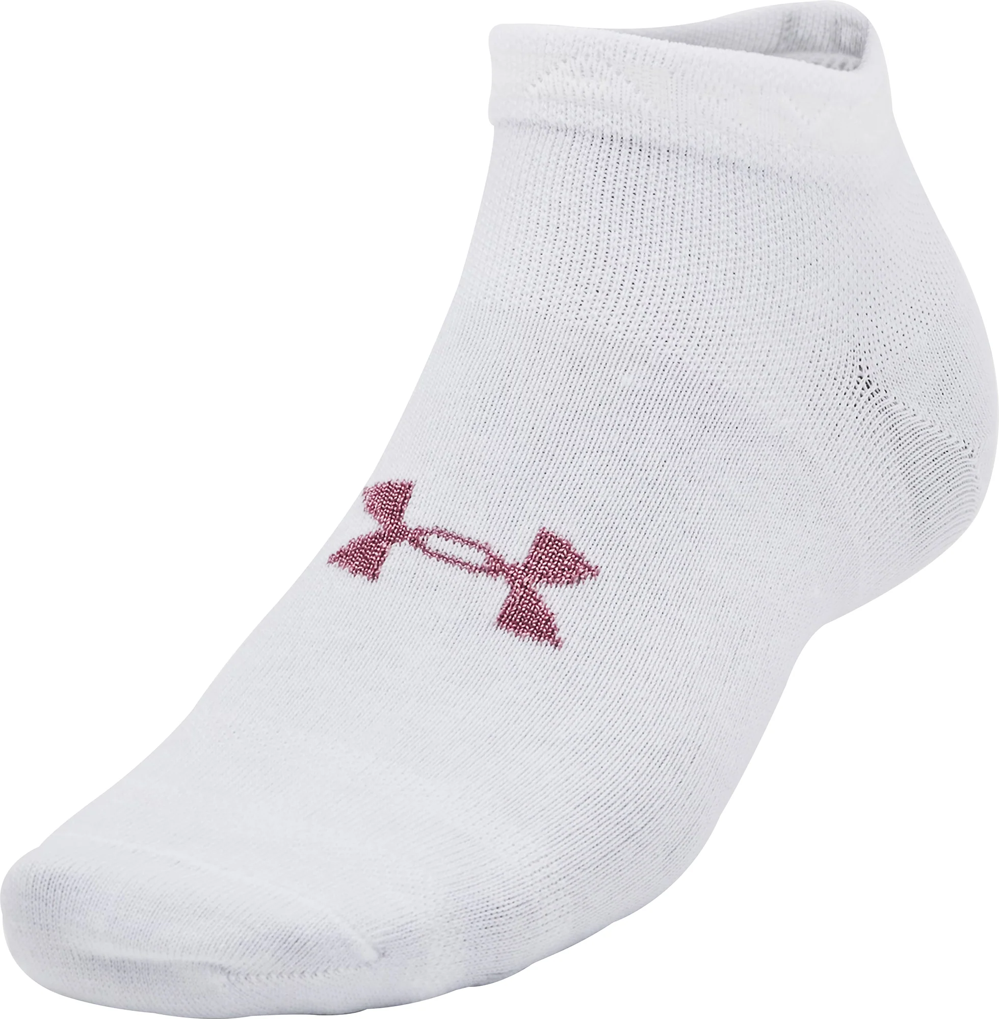 Under Armour Essentials (3 Pack) Low Socks - White - Image 2