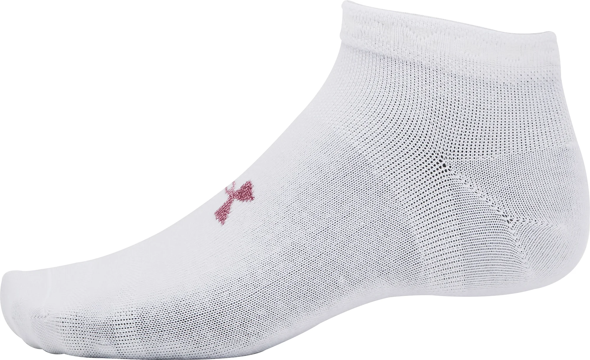 Under Armour Essentials (3 Pack) Low Socks - White - Image 4