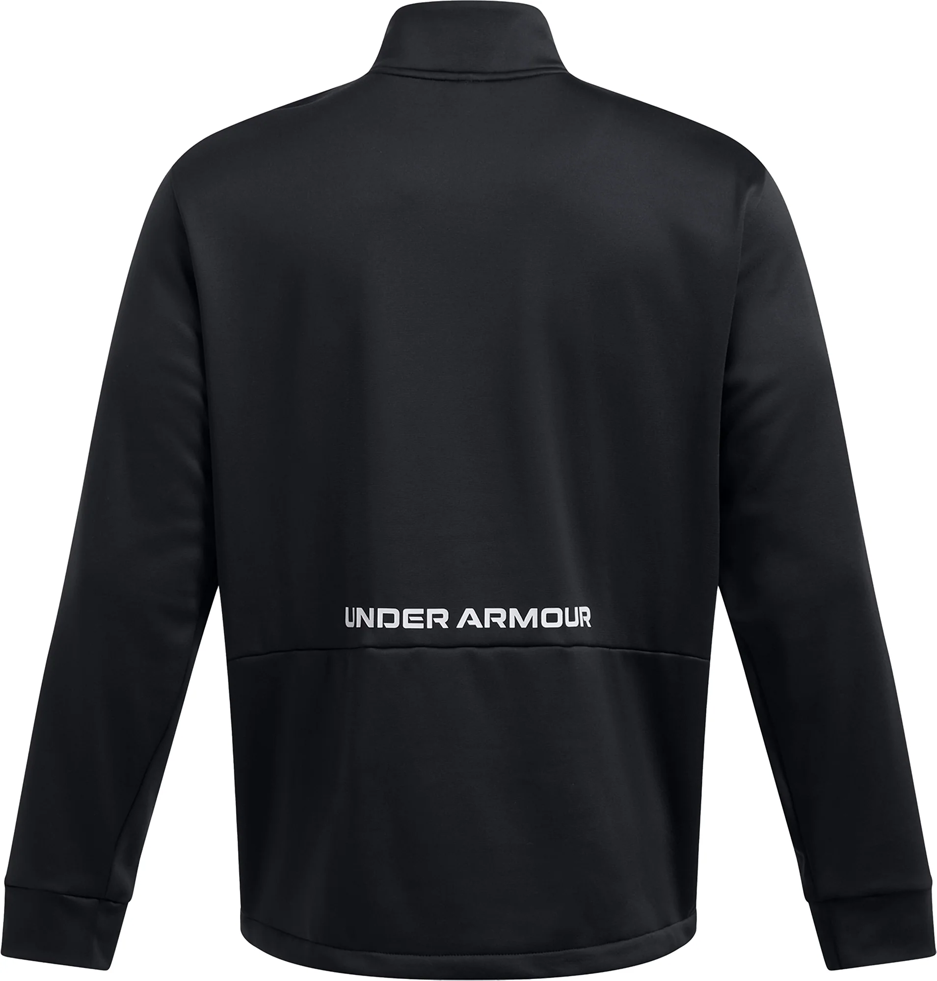 Under Armour Fleece Half Zip Mens Running Jacket - Black - Image 6