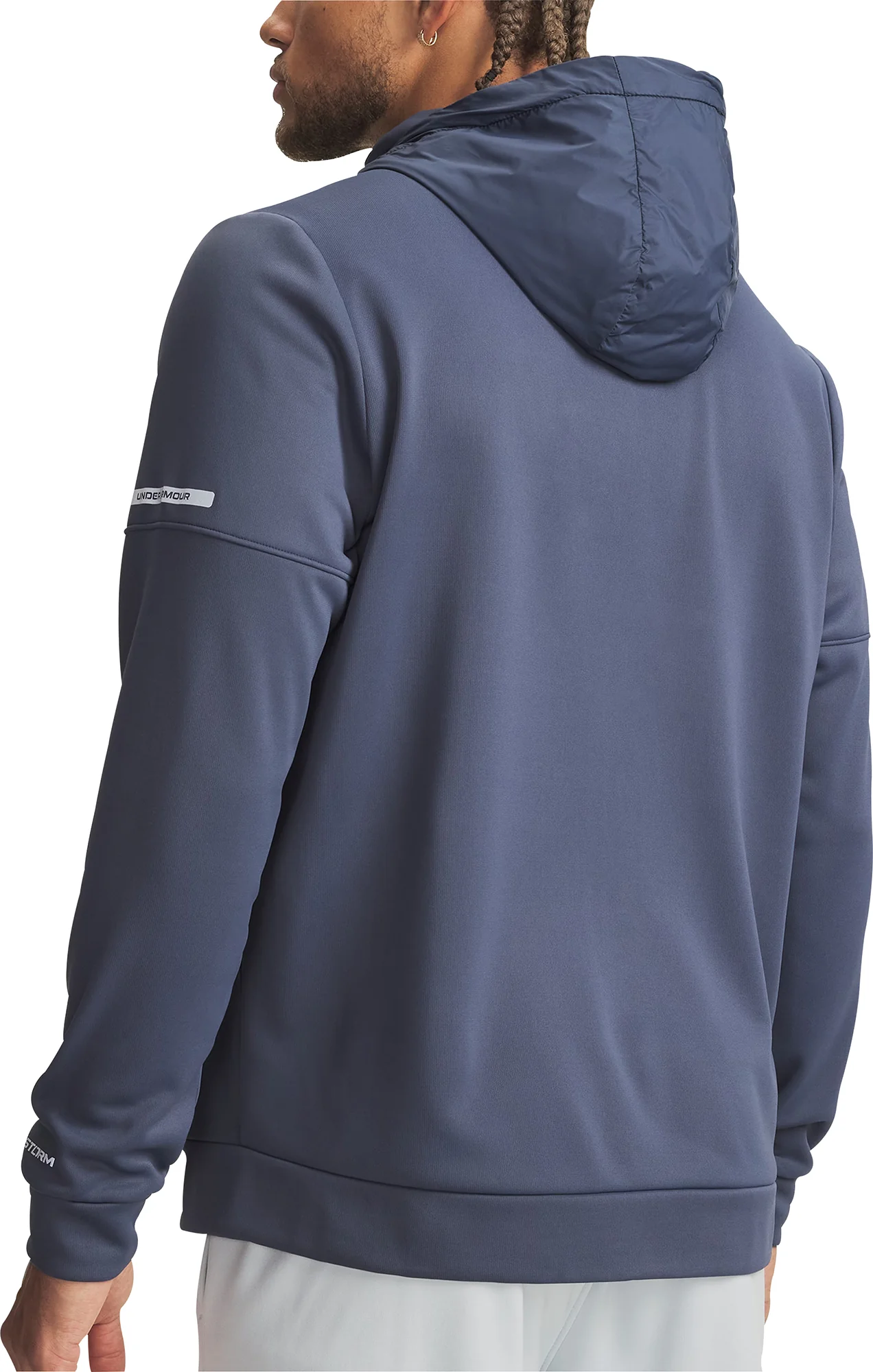 Under Armour Fleece Pro Ultilty Mens Running Jacket - Grey - Image 2