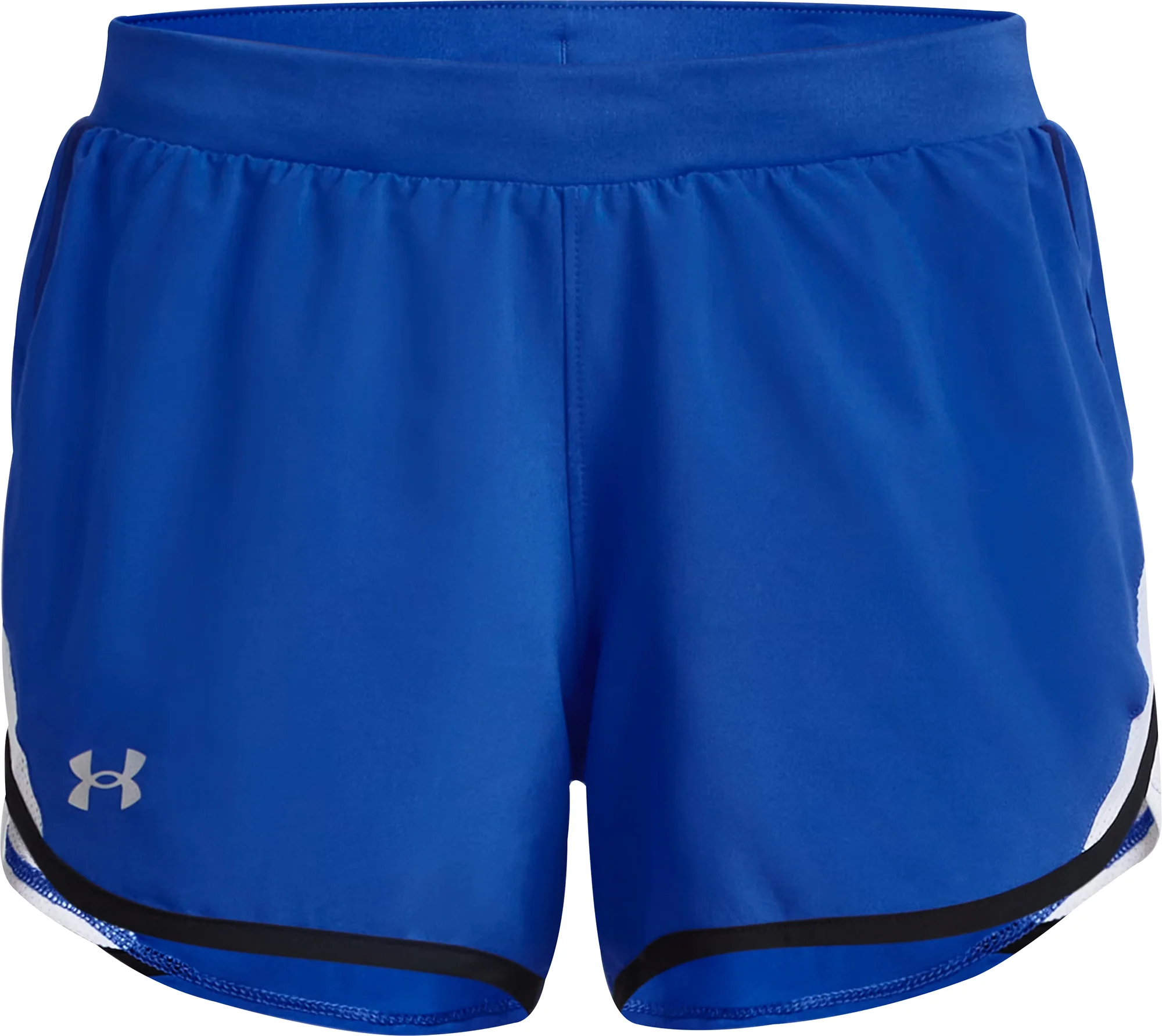 Under Armour Fly By 2.0 Womens Running Shorts - Blue - Image 5