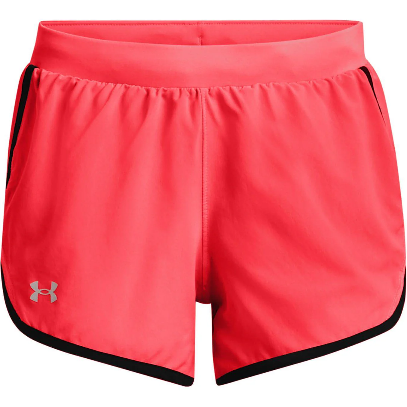 Under Armour Fly By 2.0 Womens Running Shorts - Pink - Image 5