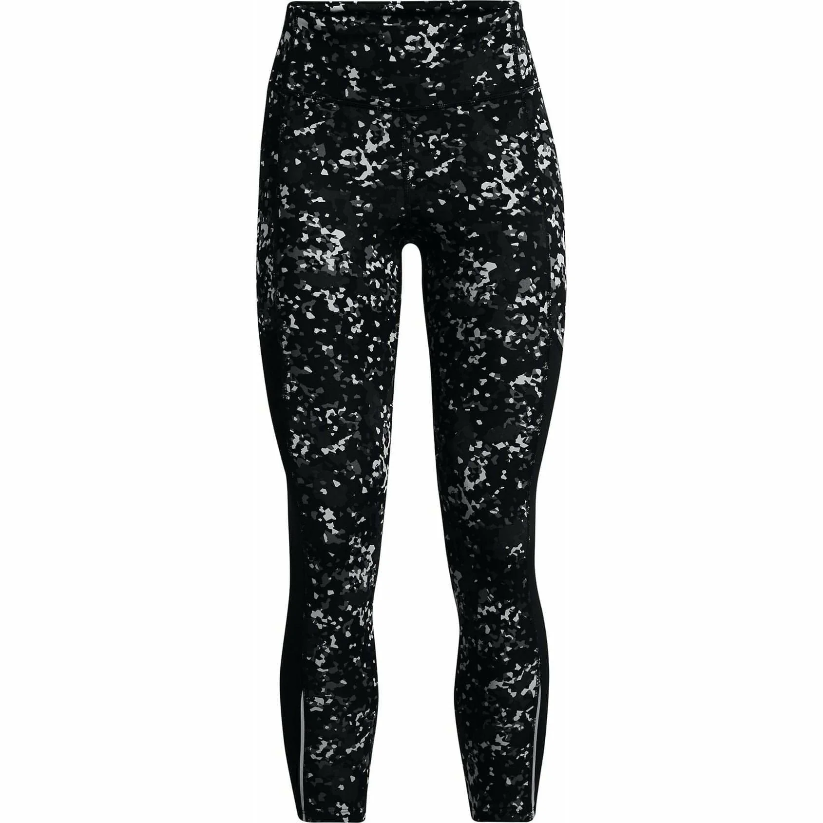 Under Armour Fly Fast 3.0 Printed Womens 7/8 Running Tights - Black - Image 6