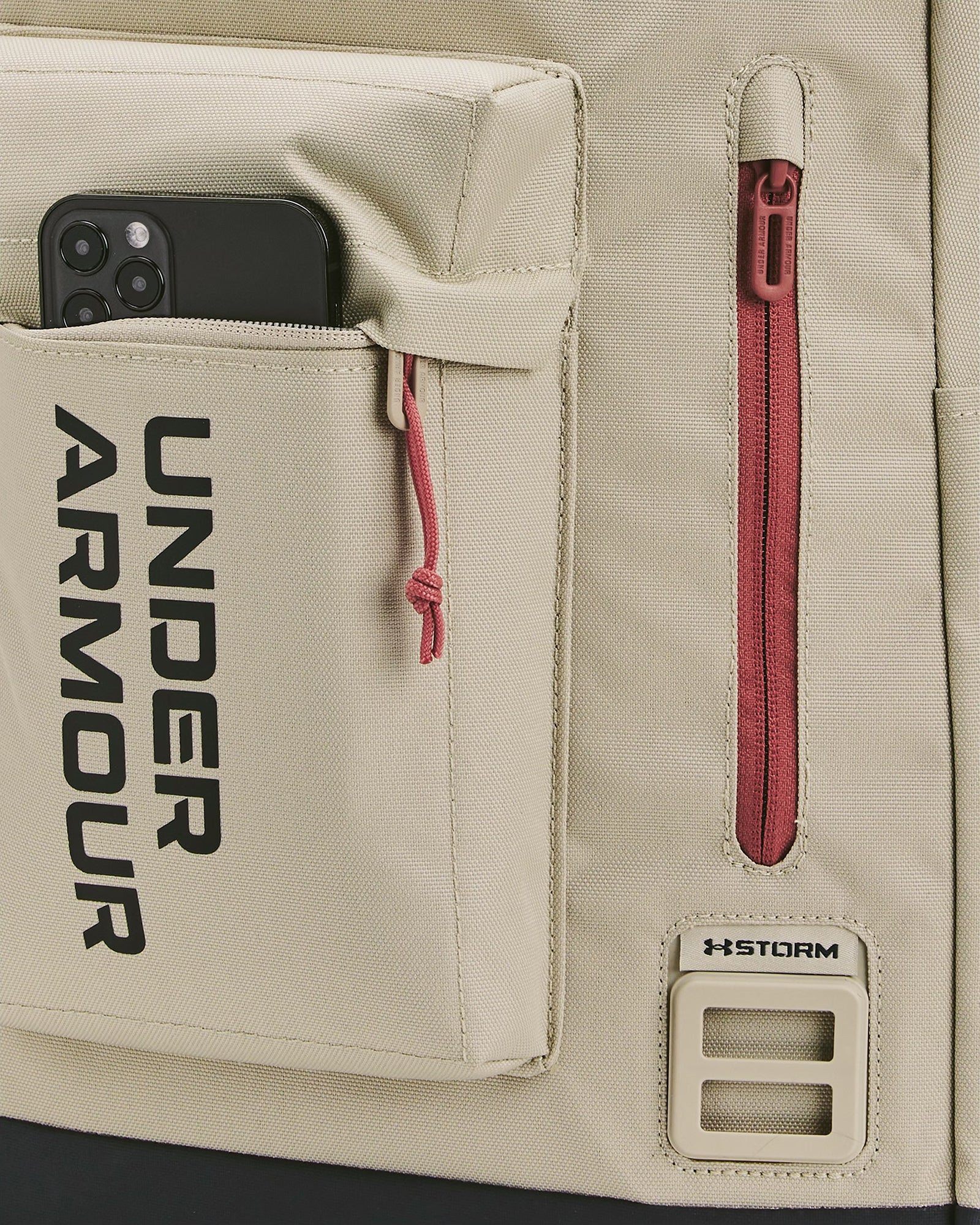 Under Armour Halftime Backpack - Cream - Image 3