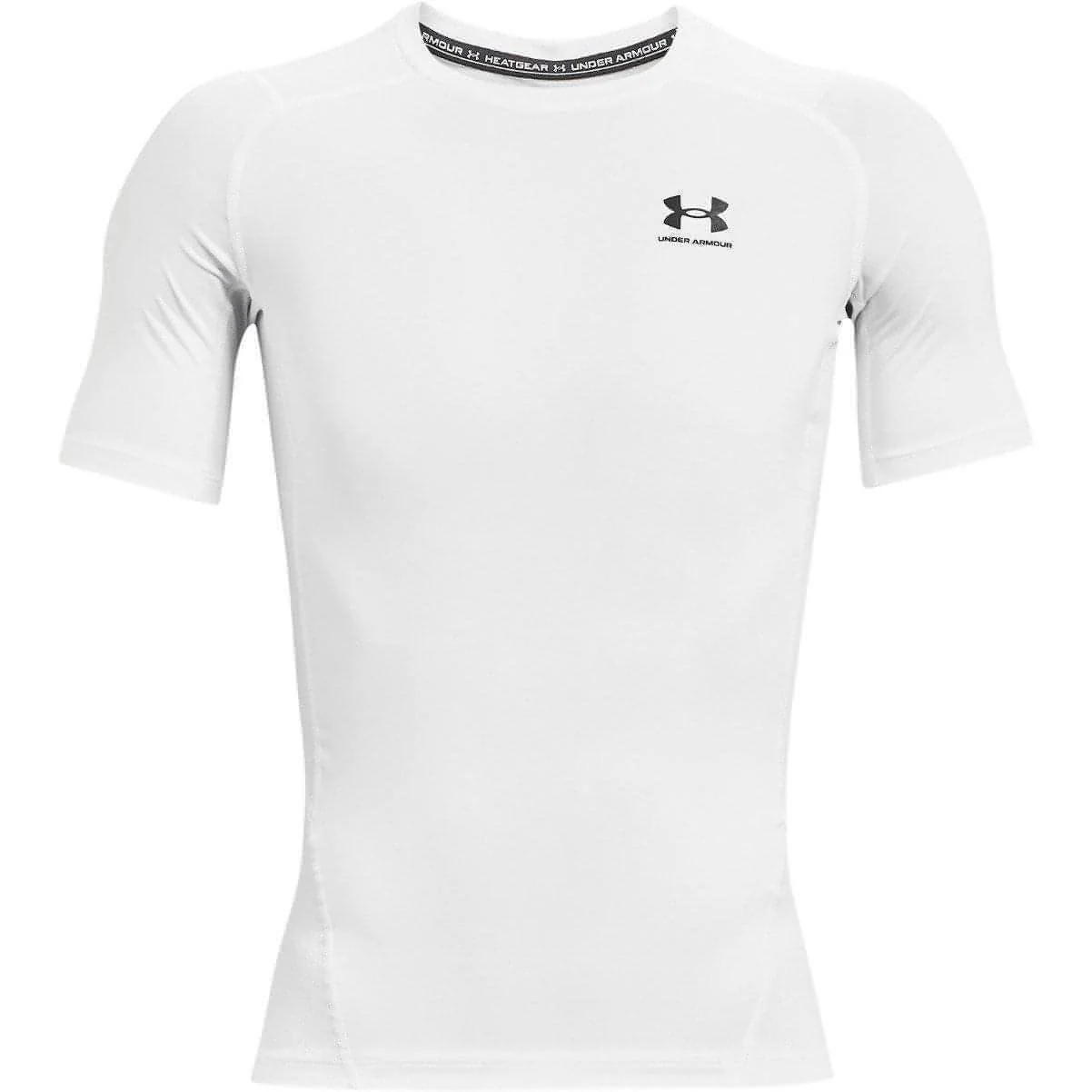 Under Armour HeatGear Armour Short Sleeve Mens Compression Top - White - Image 4