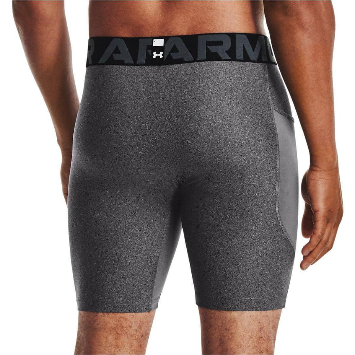 Under Armour HeatGear Mens Short Compression Tights - Grey - Image 2