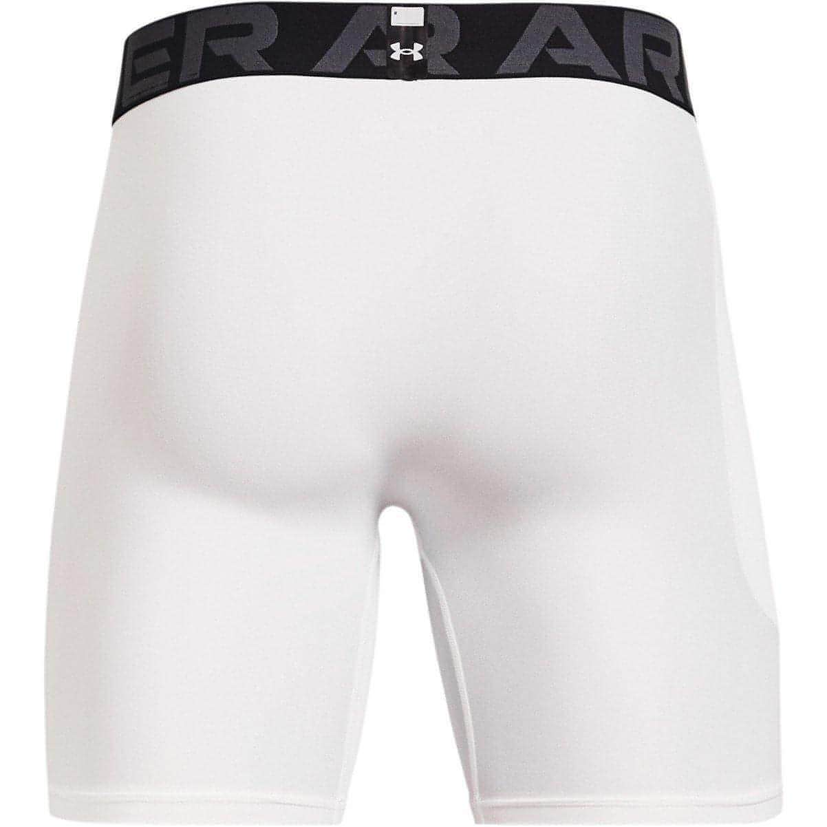 Under Armour HeatGear Mens Short Compression Tights - White - Image 5