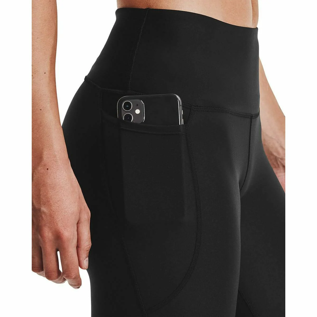 Under Armour HeatGear Womens 7/8 Training Tights - Black - Image 3