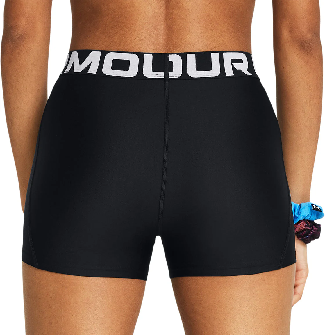 Under Armour HeatGear Womens Short Running Tights - Black - Image 2