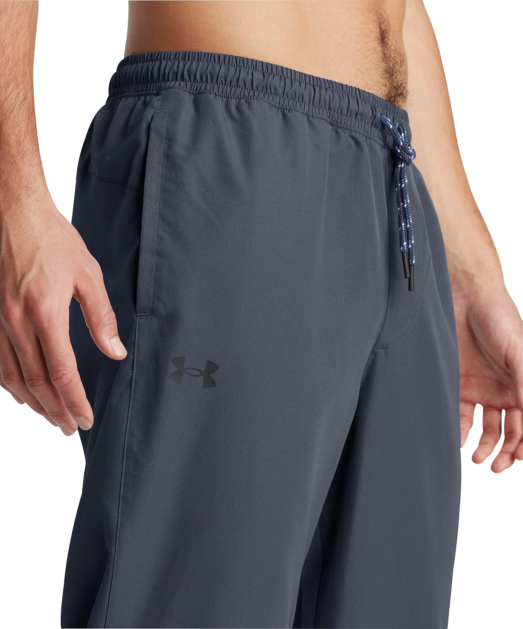 Under Armour Icon Legacy Windbreaker Mens Running Pants - Grey - Image 3
