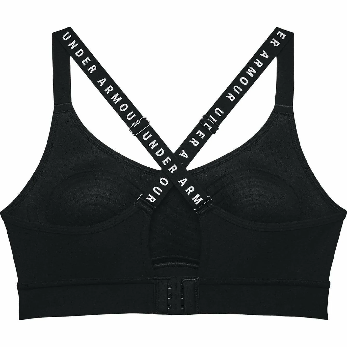Under Armour Infinity Mid Covered Womens Sports Bra - Black - Image 4