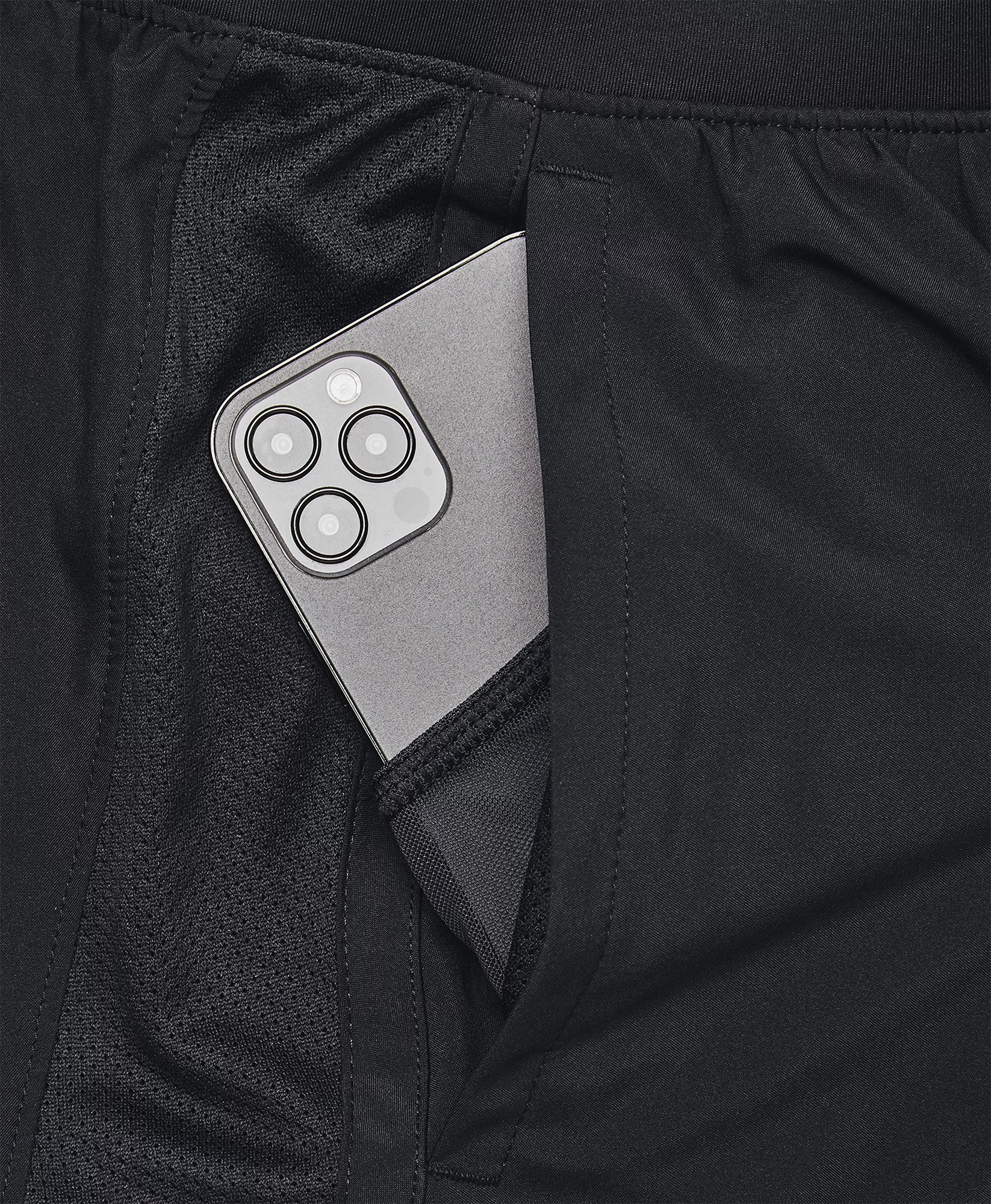 Under Armour Launch 2 In 1 Mens Running Shorts - Black - Image 3