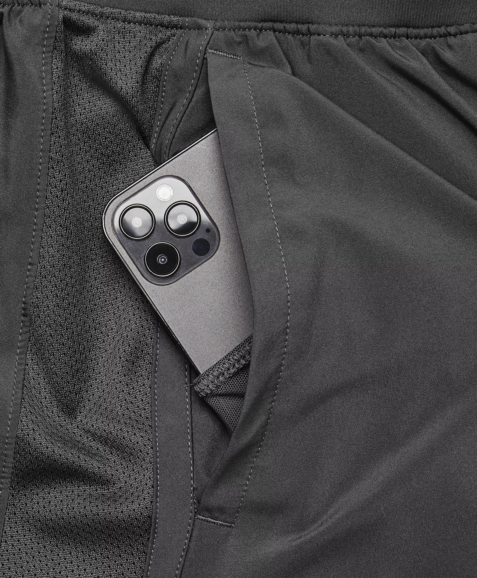 Under Armour Launch 2 In 1 Mens Training Shorts - Grey - Image 3
