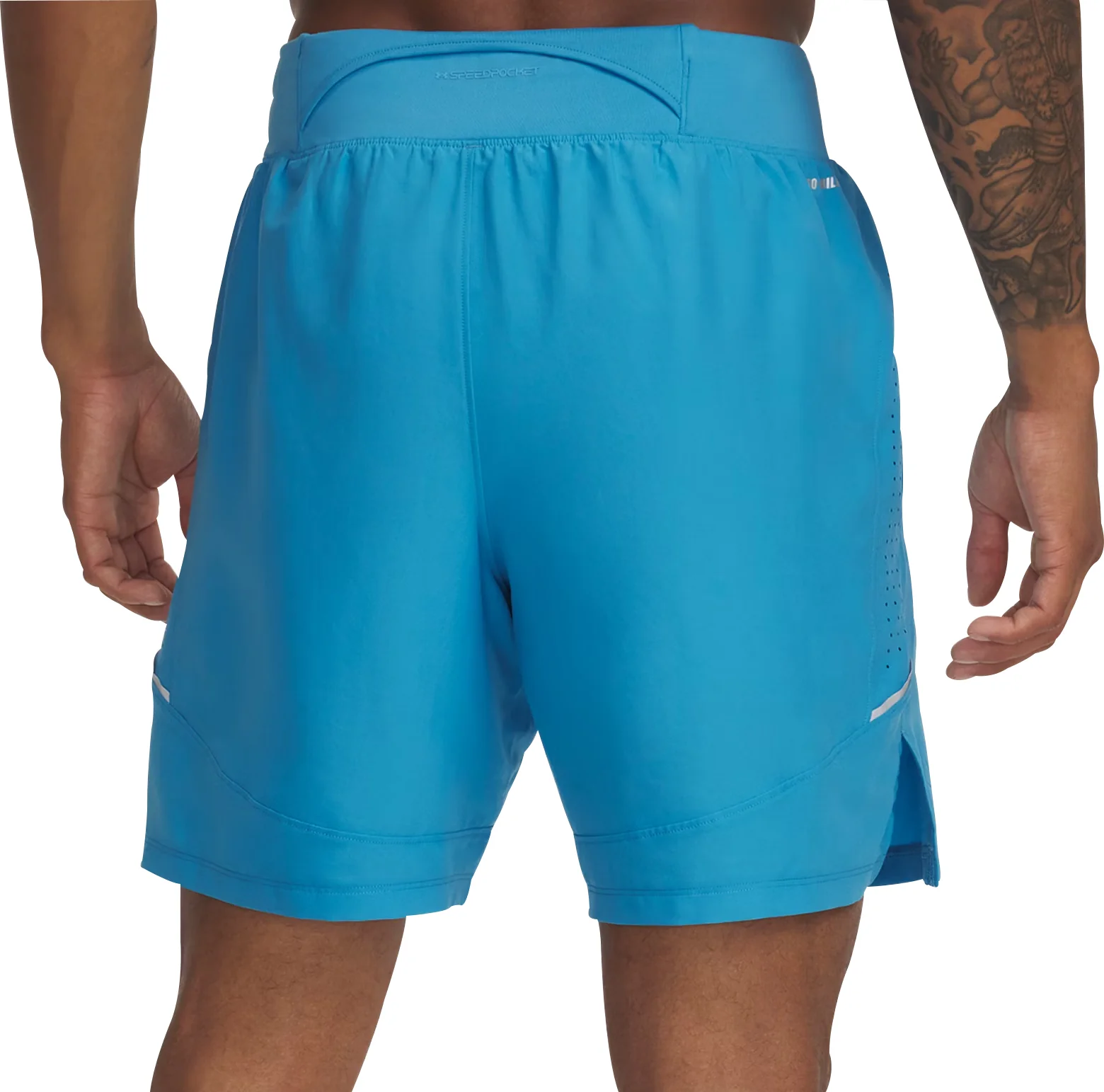 Under Armour Launch Elite 2 In 1 Mens Running Shorts - Blue - Image 2