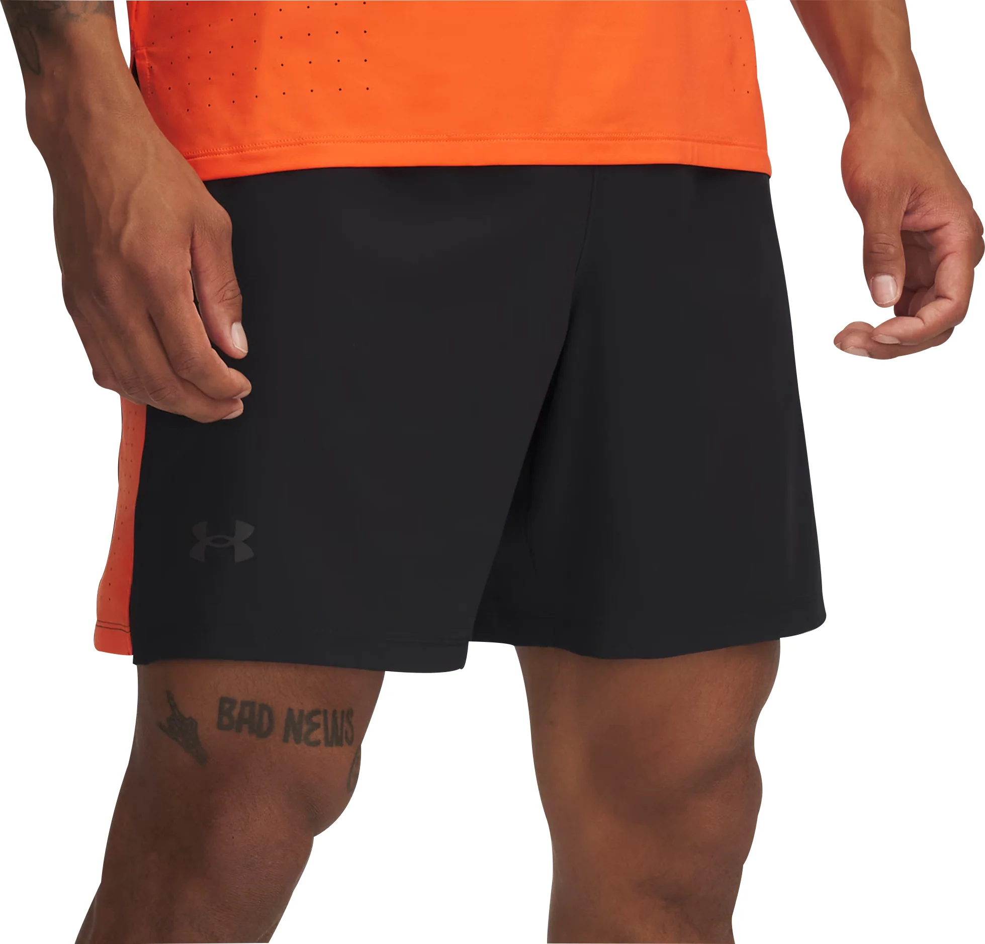 Under Armour Launch Elite 7 Inch Mens Running Shorts - Black
