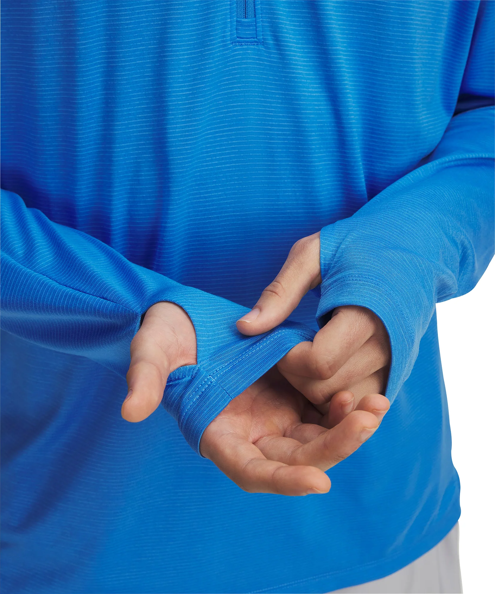 Under Armour Launch Half Zip Long Sleeve Mens Running Top - Blue - Image 3