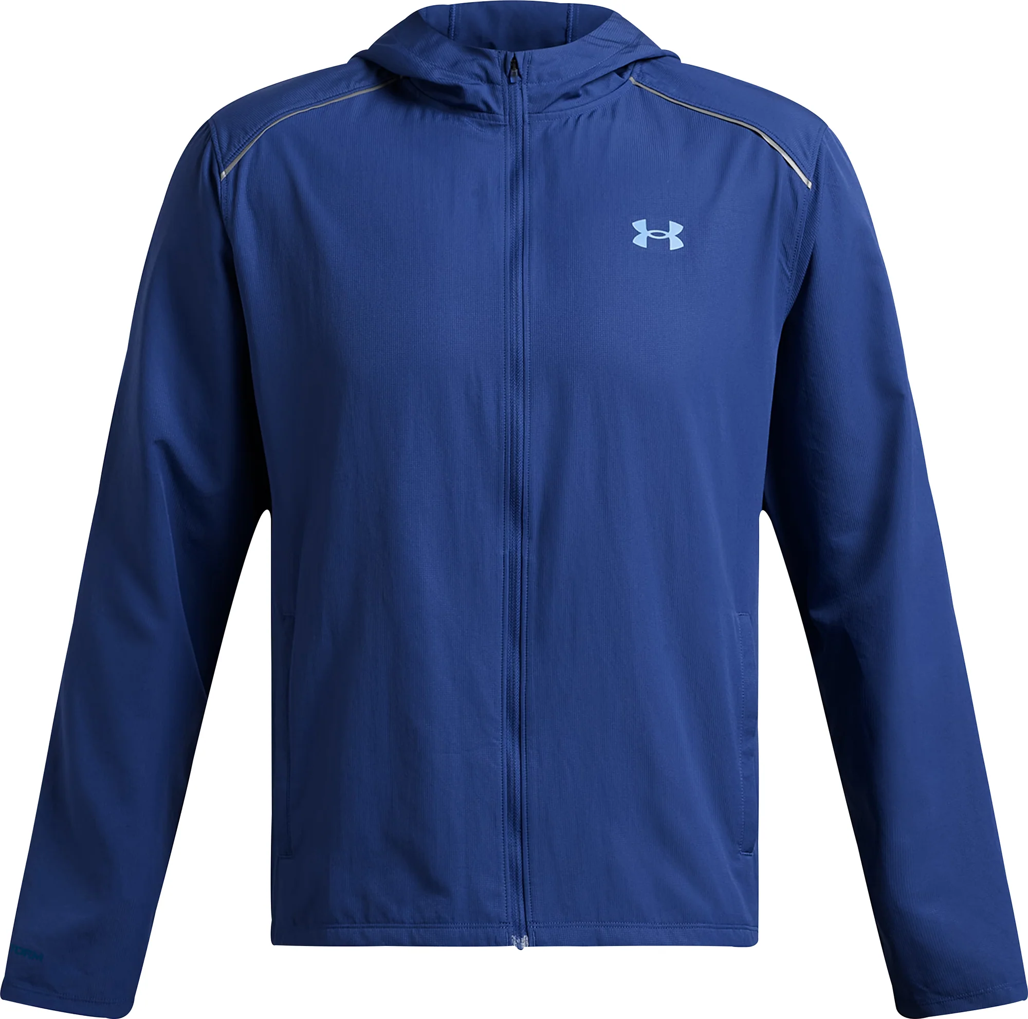 Under Armour Launch Hooded Mens Running Jacket - Blue - Image 3