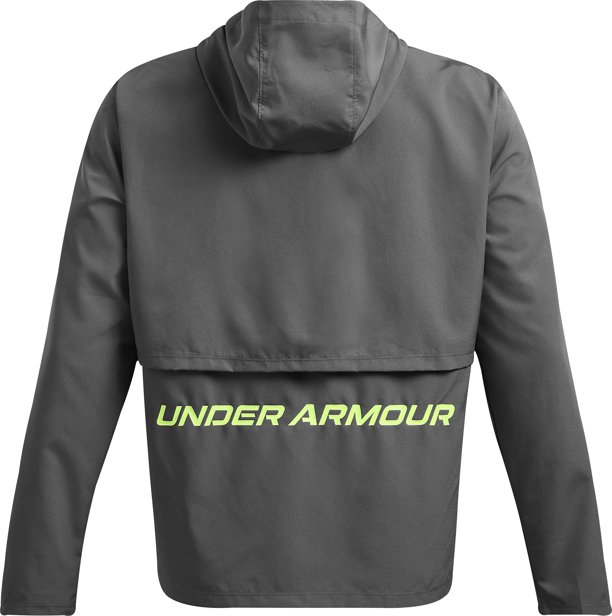 Under Armour Launch Hooded Mens Running Jacket - Grey - Image 5