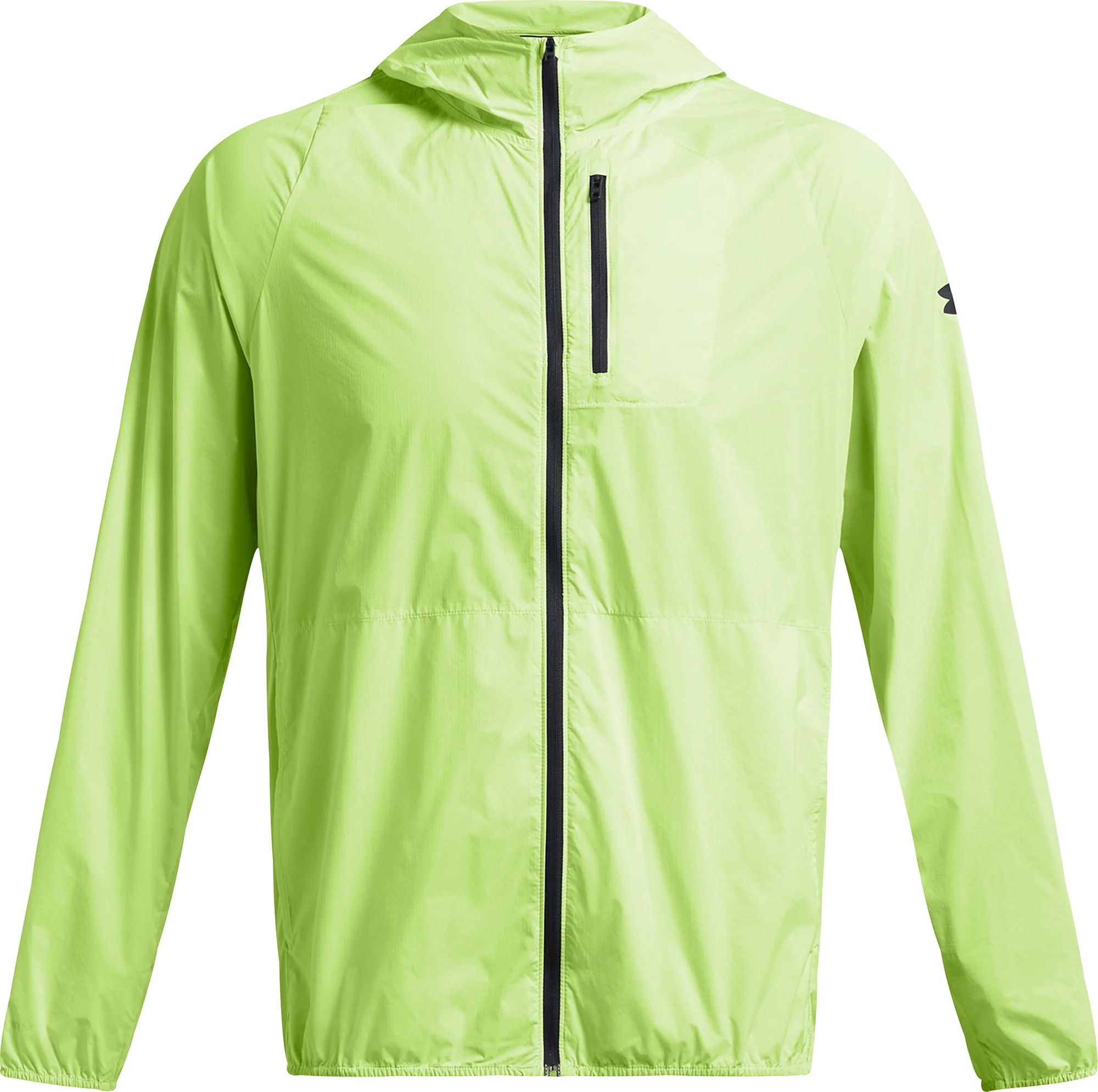 Under Armour Launch Lightweight Mens Running Jacket - Green - Image 4