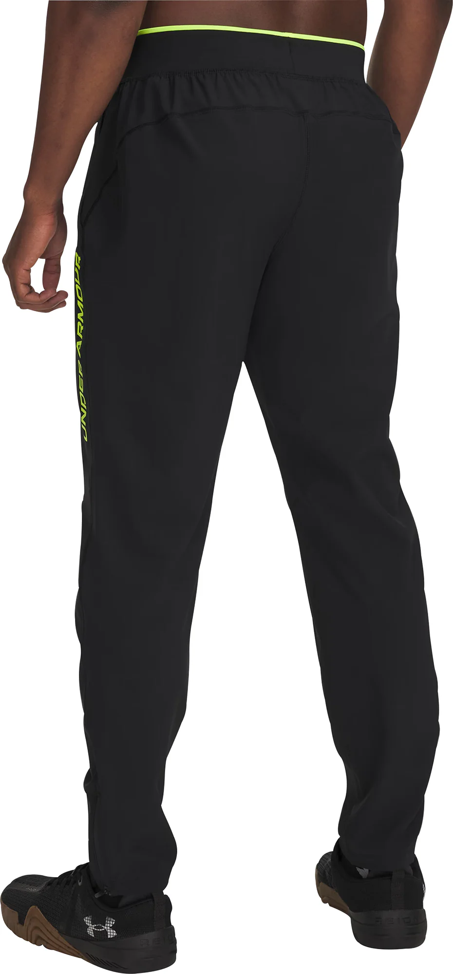 Under Armour Launch Mens Running Track Pants - Black - Image 2
