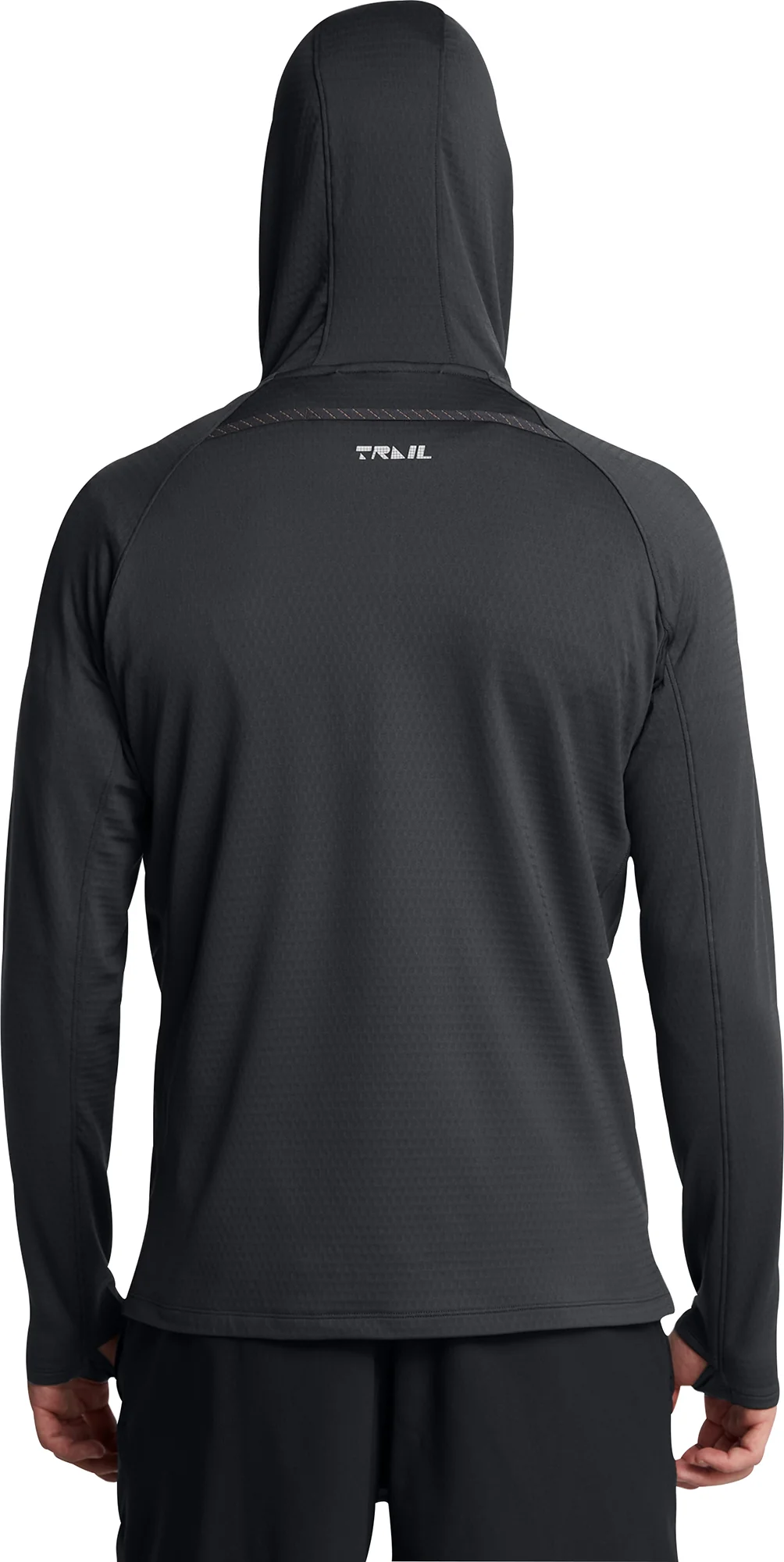 Under Armour Launch Trail Half Zip Long Sleeve Mens Running Top - Grey - Image 2