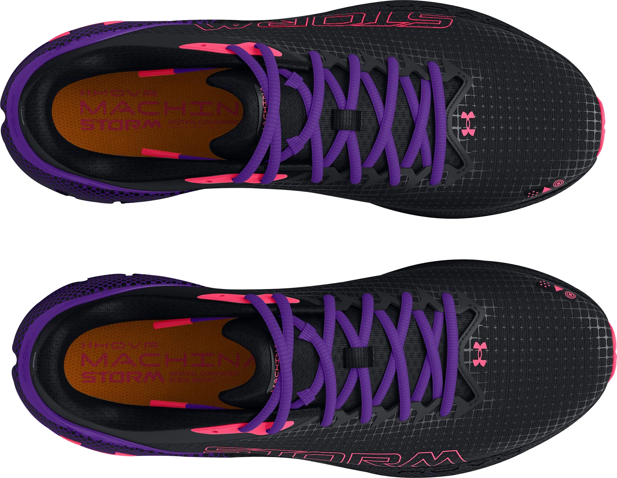 Under Armour Machina Storm Mens Running Shoes - Black - Image 4